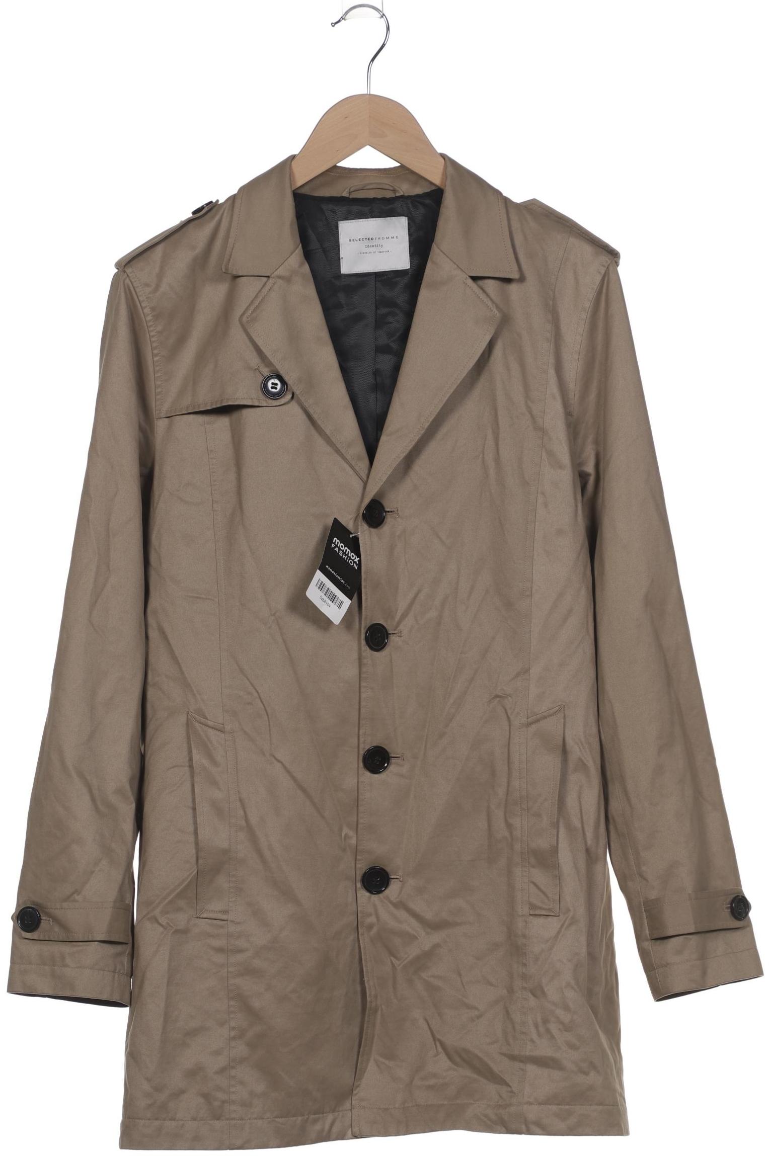 

Selected Herren Mantel, beige, Gr. 48