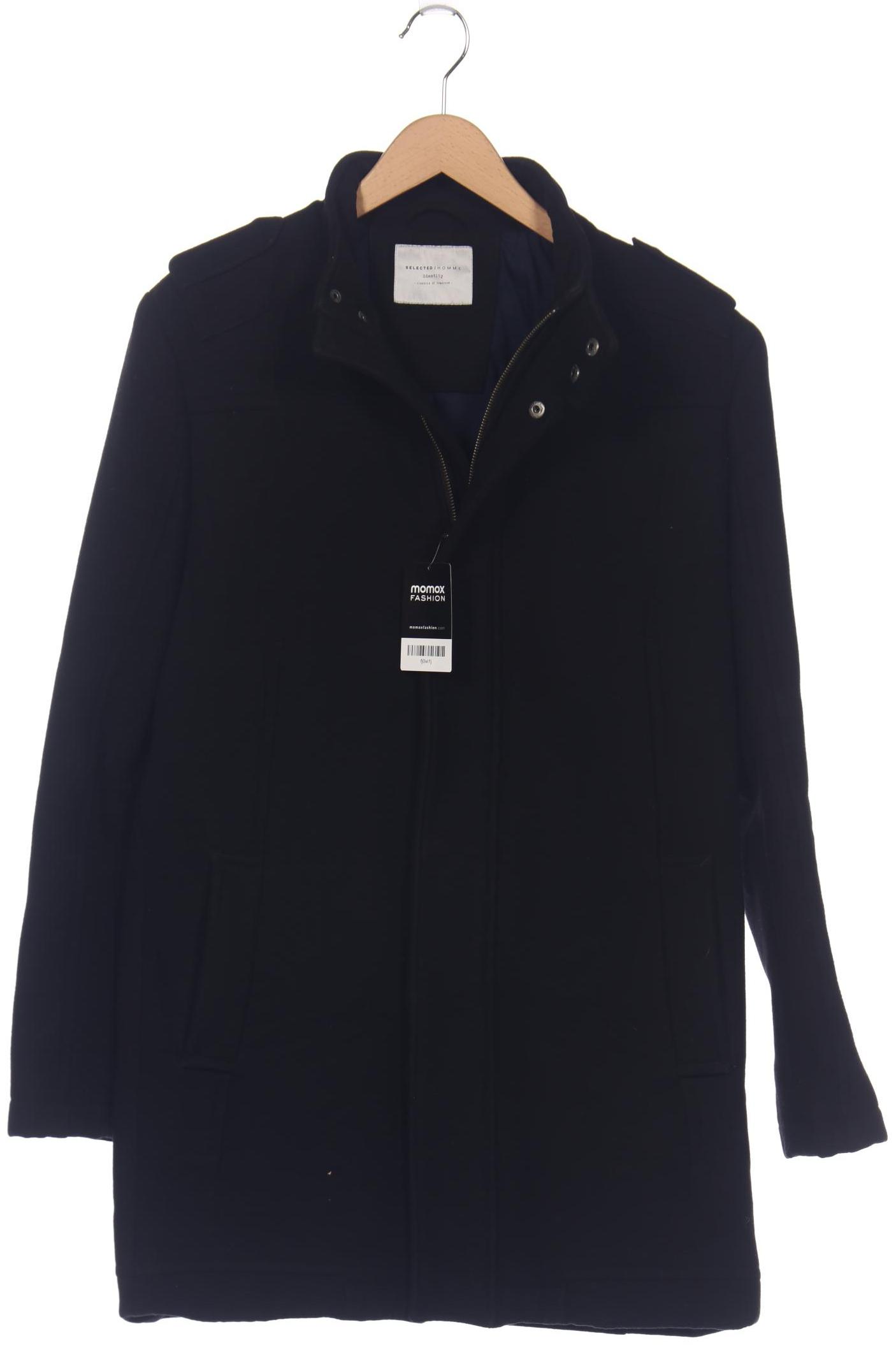 

Selected Herren Mantel, schwarz, Gr. 52