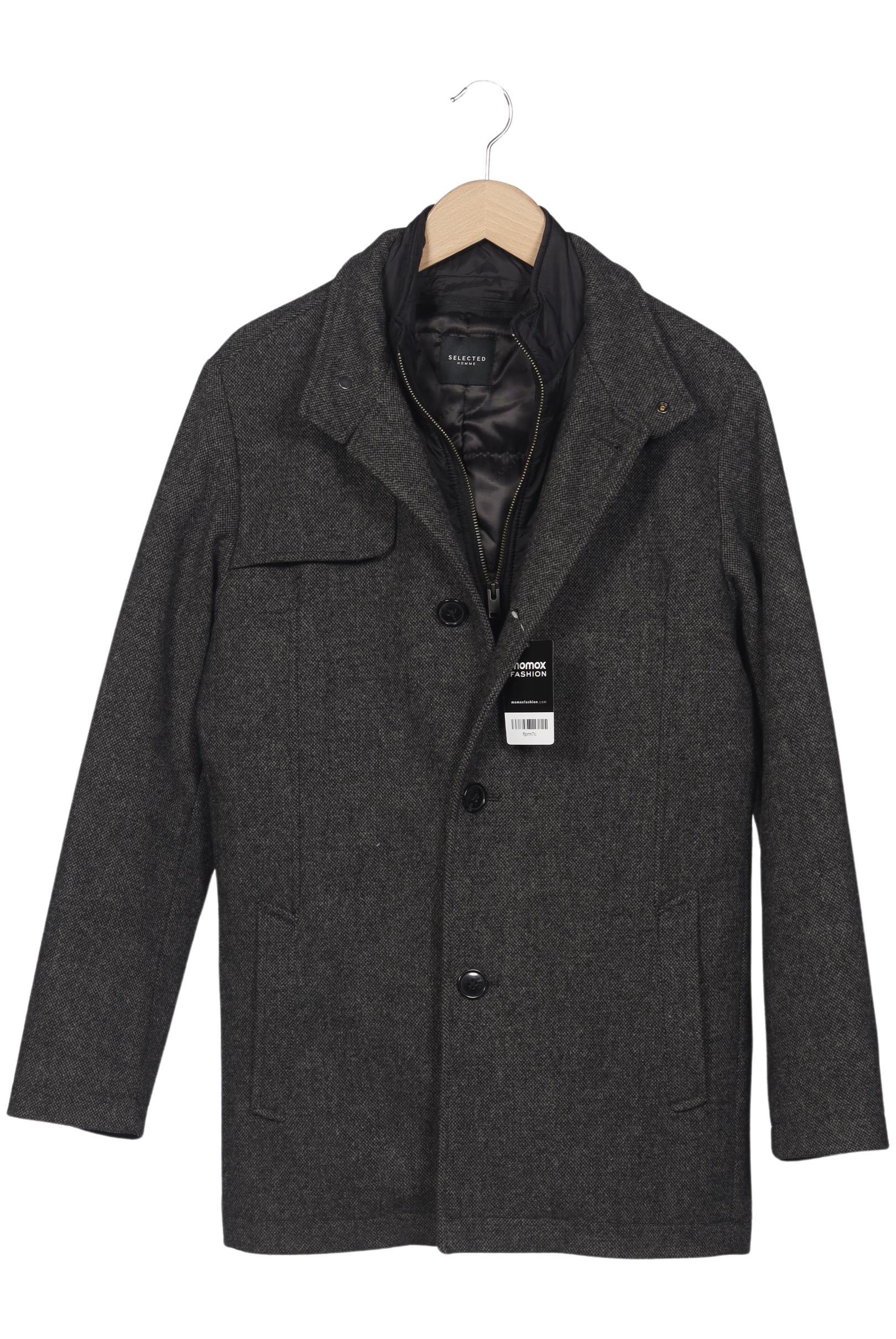 

Selected Herren Mantel, grau, Gr. 46