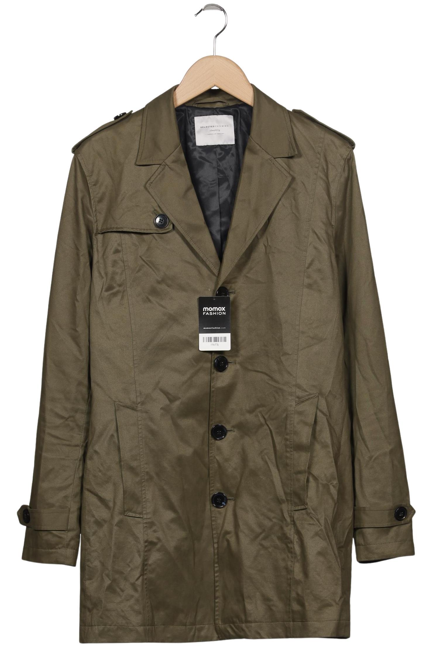 

Selected Herren Mantel, grün, Gr. 48