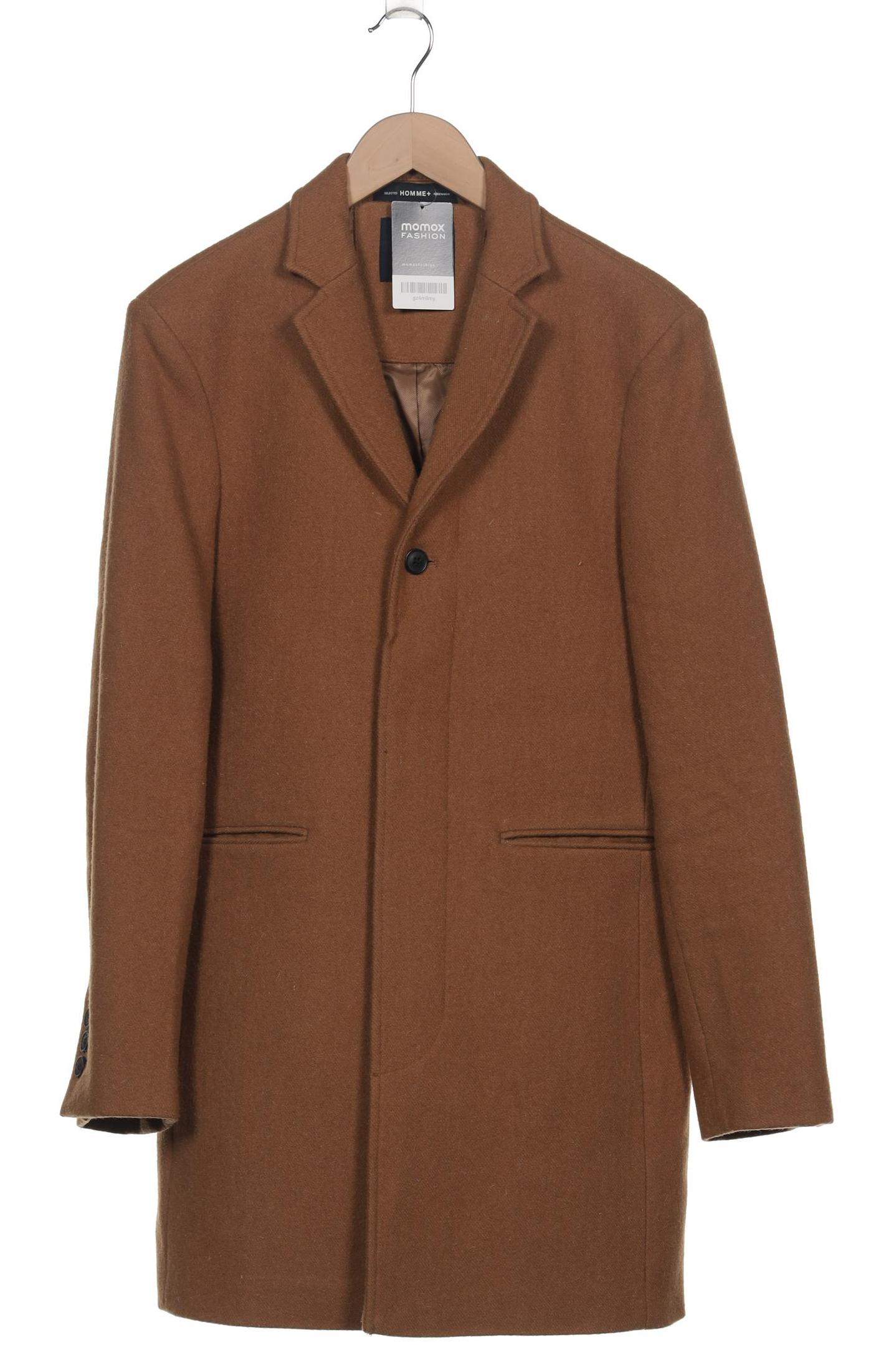 

Selected Herren Mantel, braun, Gr. 48