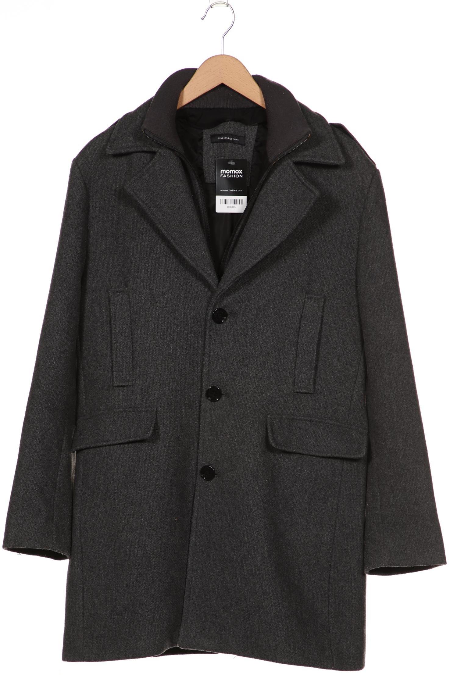 

Selected Herren Mantel, grau, Gr. 48