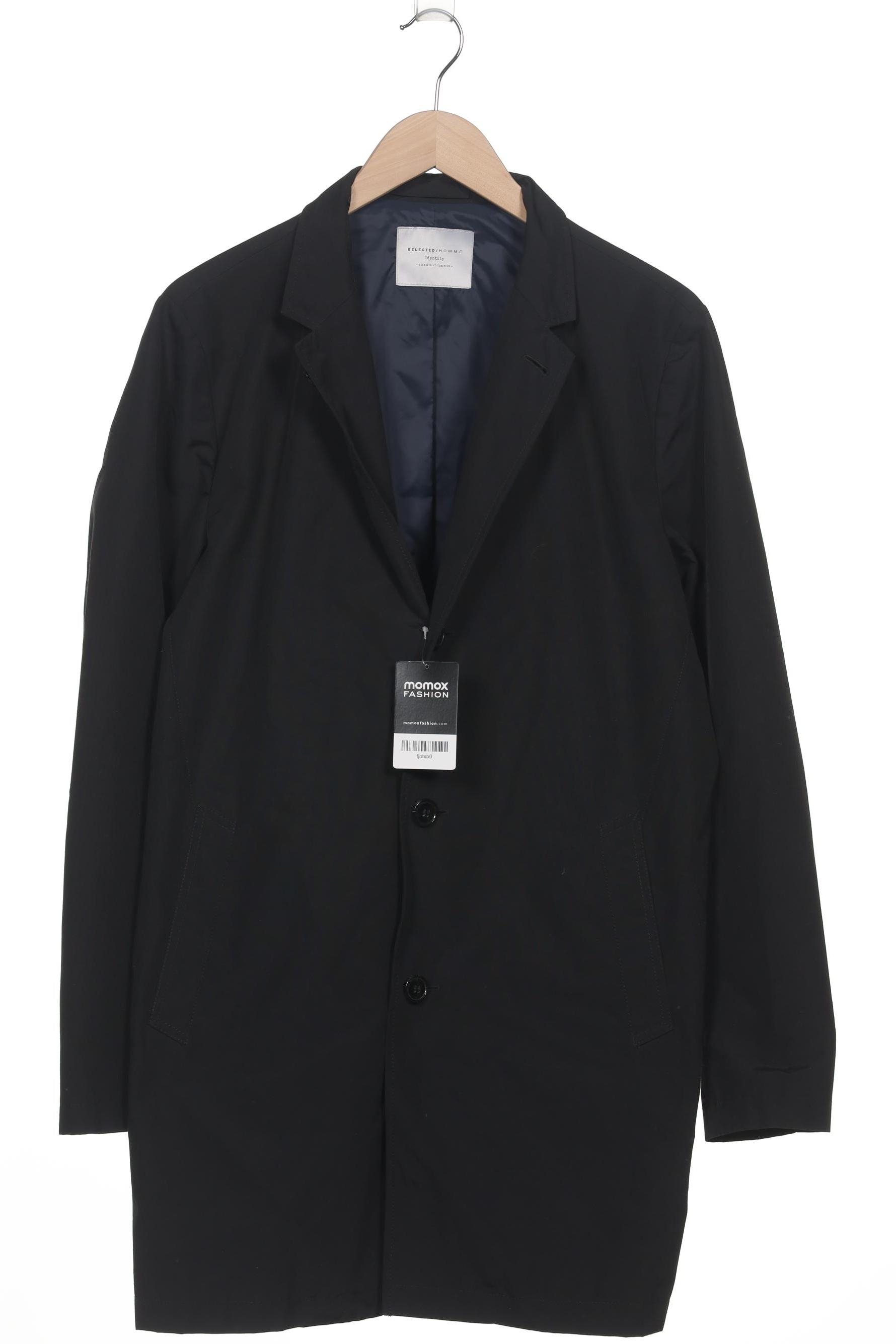 

Selected Herren Mantel, schwarz, Gr. 52