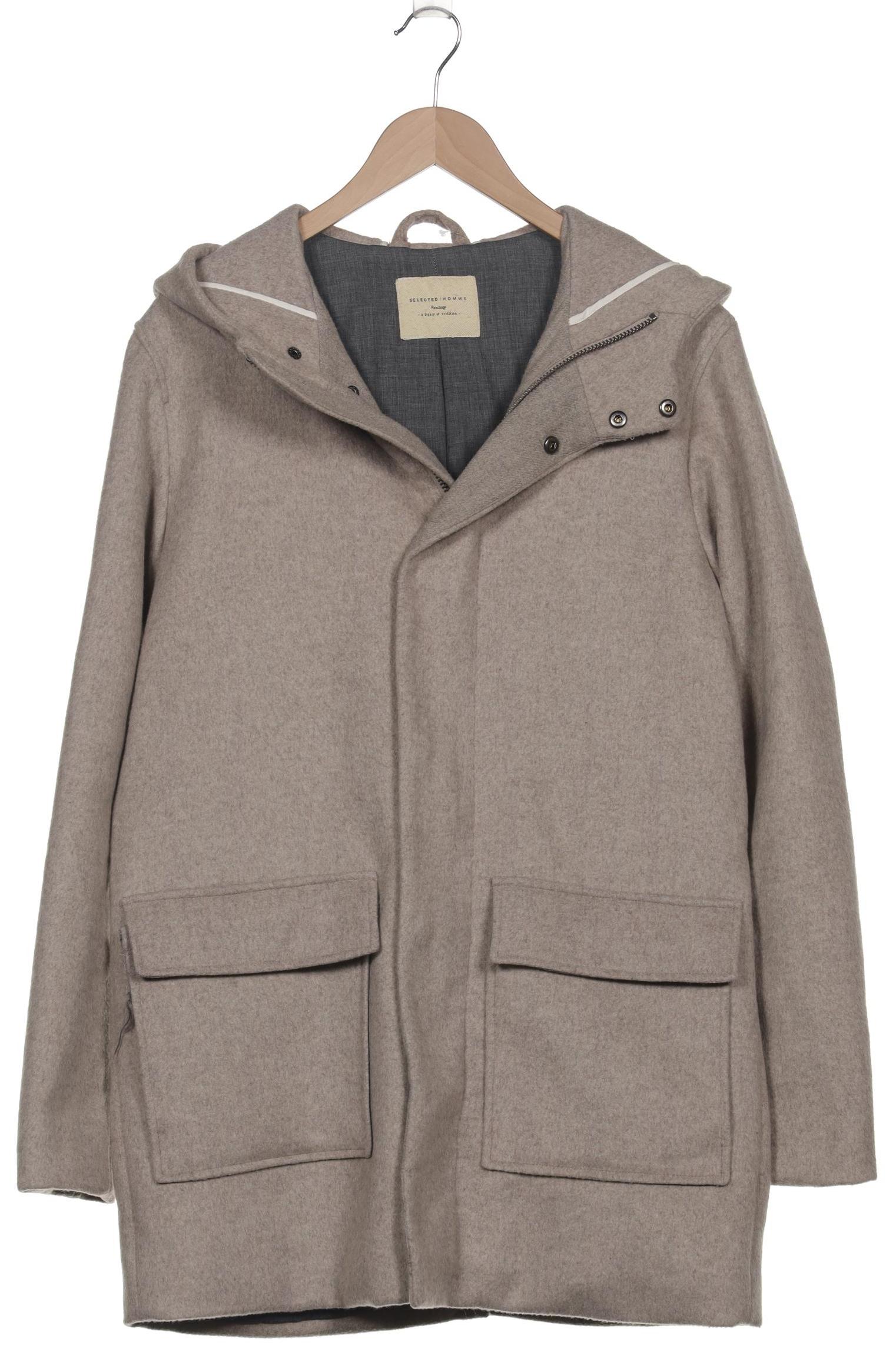

Selected Herren Mantel, beige, Gr. 48
