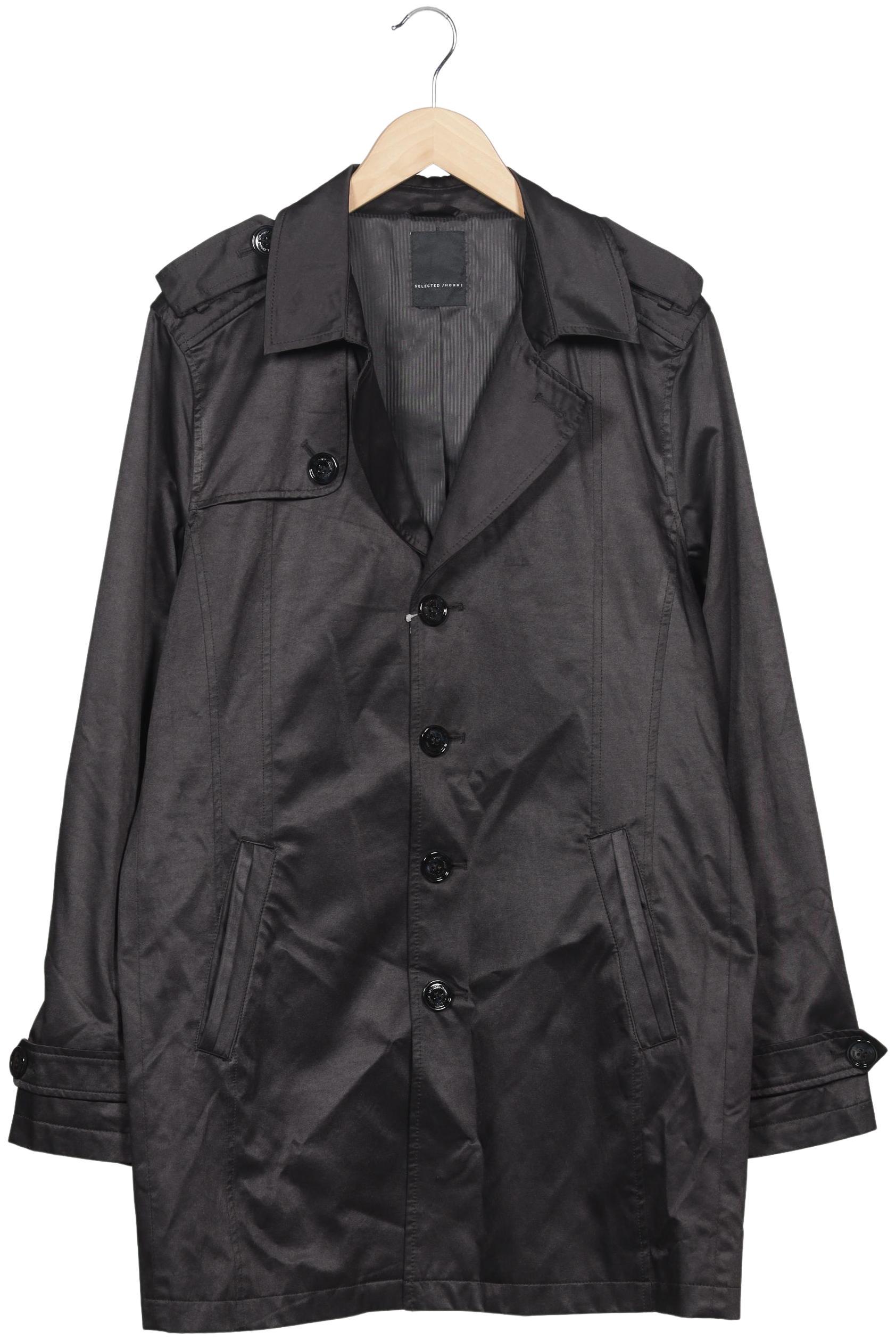 

Selected Herren Mantel, schwarz, Gr. 52