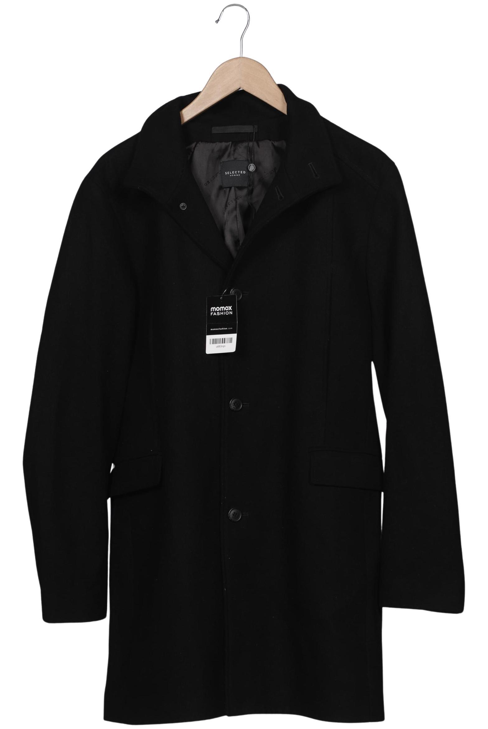Thumbnail - Selected Herren Mantel, schwarz, Gr. 52
