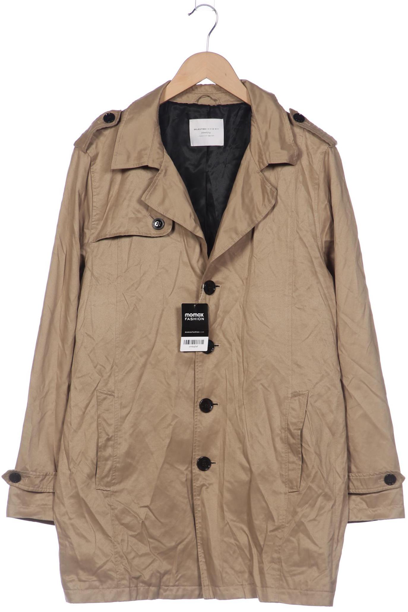

Selected Herren Mantel, beige, Gr. 54