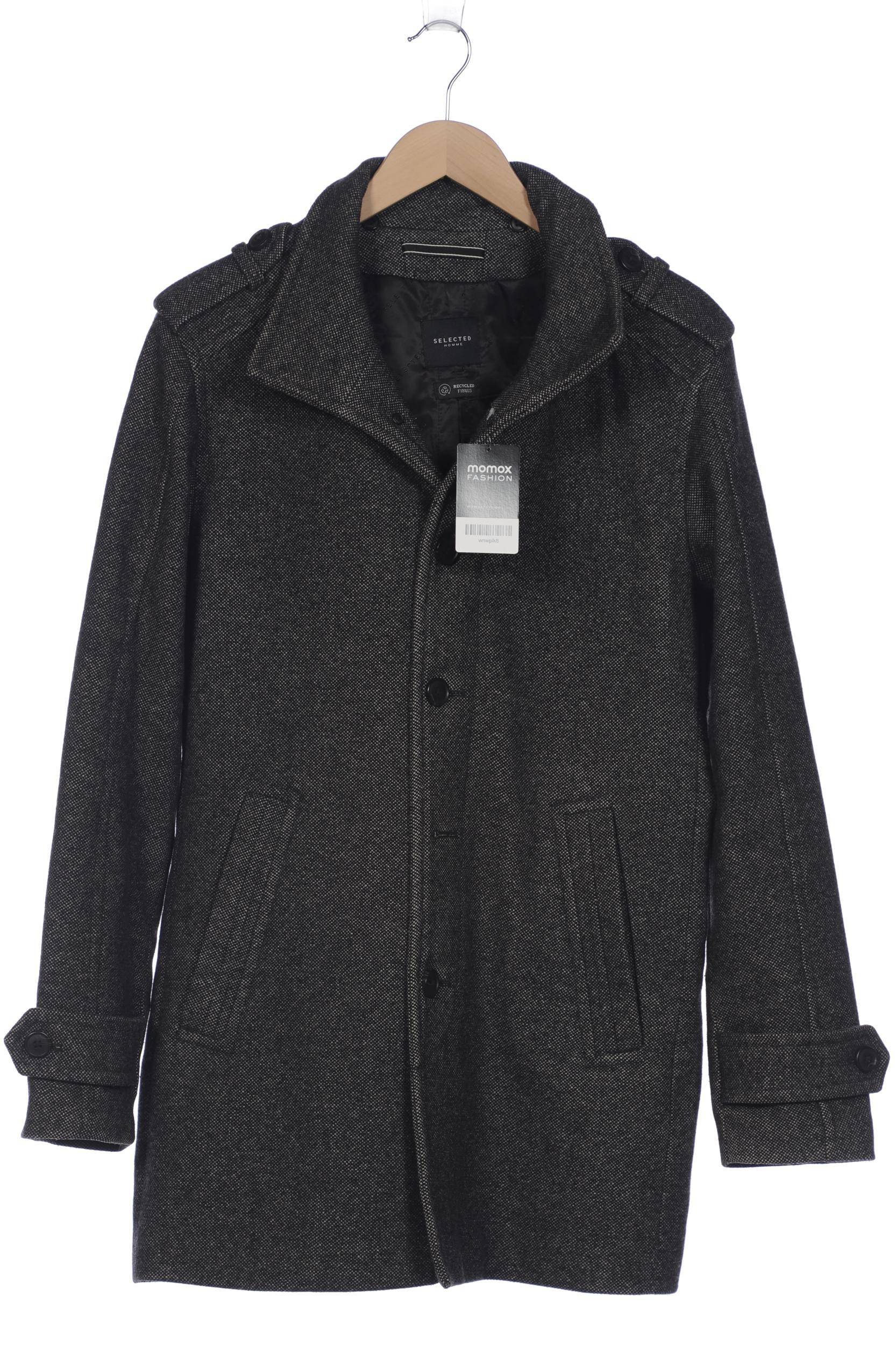 

Selected Herren Mantel, schwarz, Gr. 52