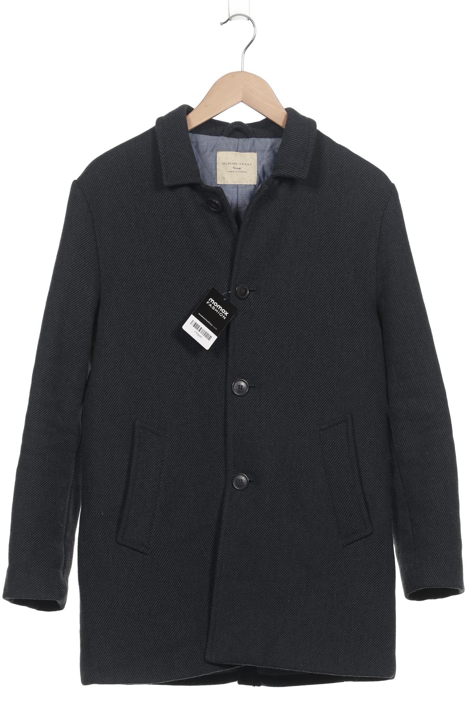 

Selected Herren Mantel, marineblau, Gr. 46
