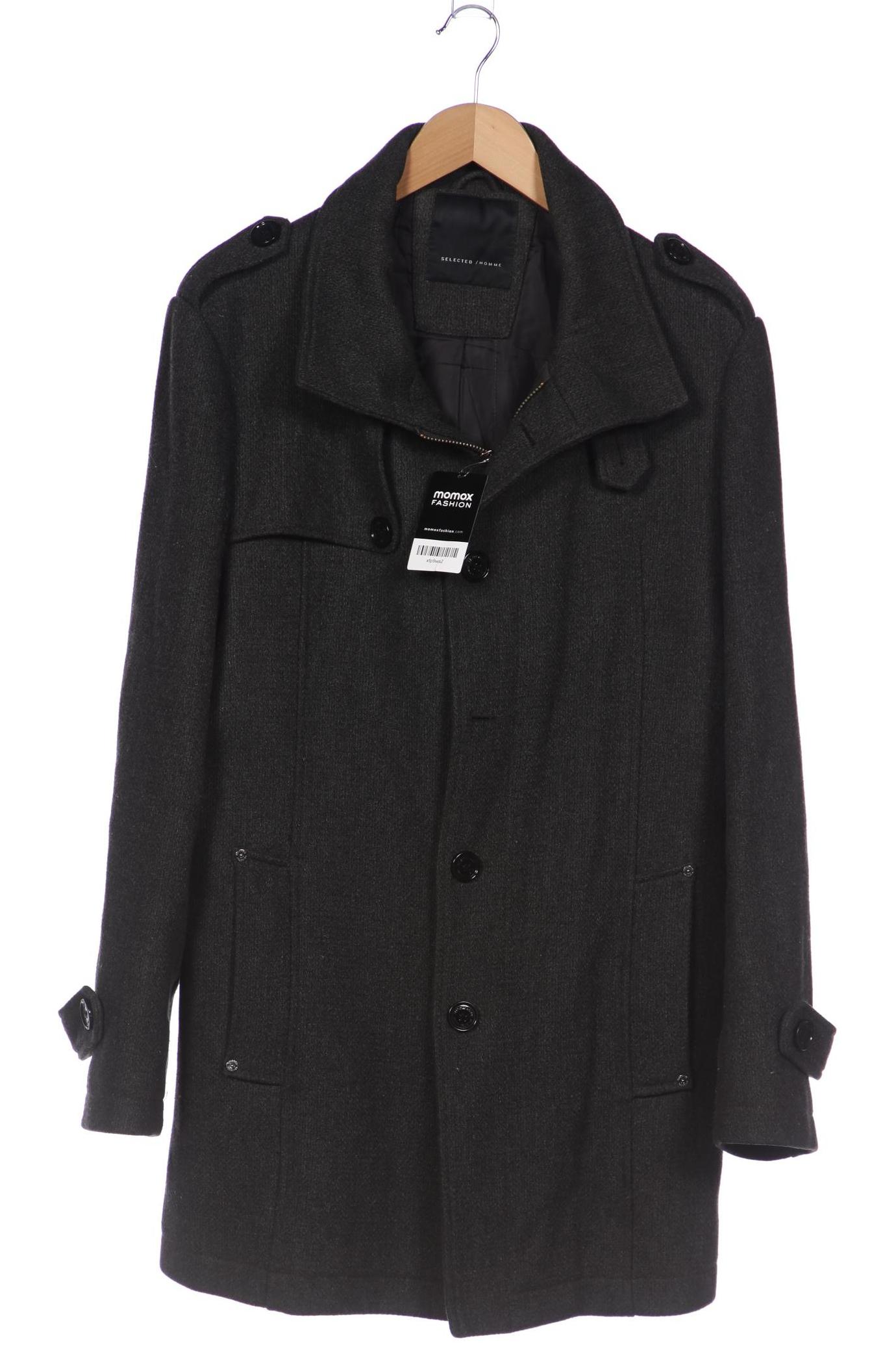 

Selected Herren Mantel, grau, Gr. 52