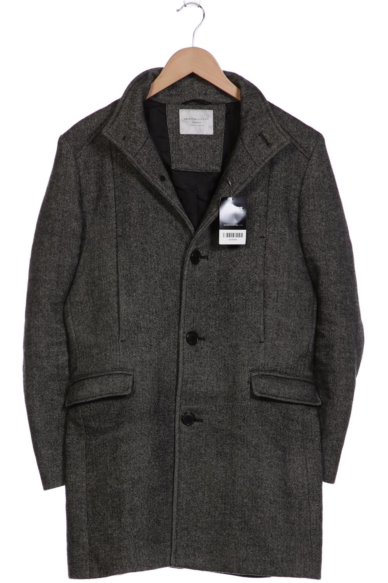 Thumbnail - Selected Herren Mantel, grau, Gr. 52