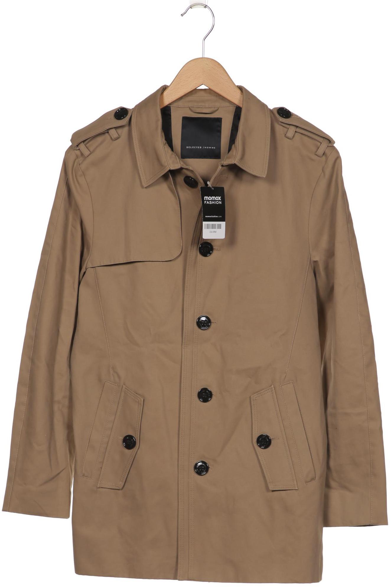 

Selected Herren Mantel, beige, Gr. 46