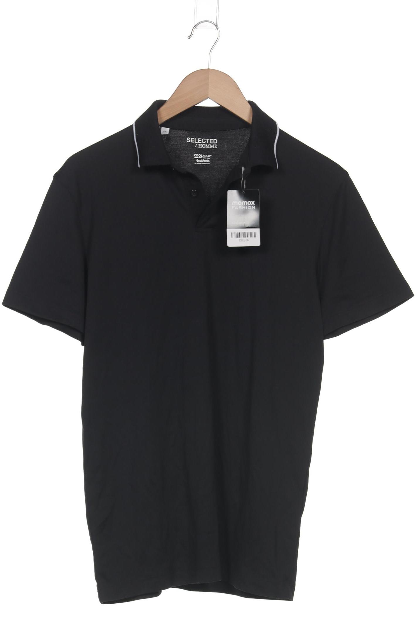 

Selected Herren Poloshirt, schwarz, Gr. 46