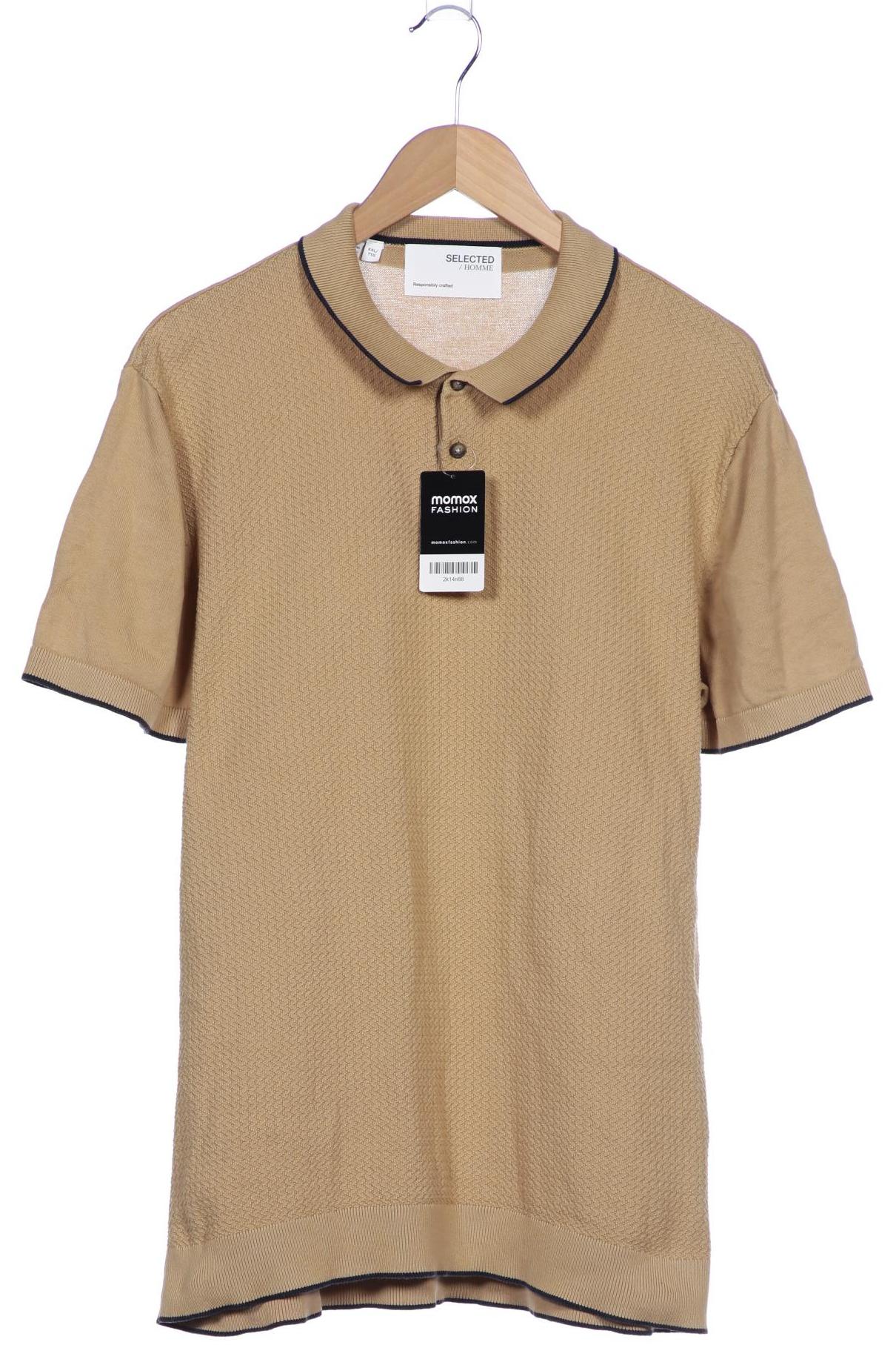 

Selected Herren Poloshirt, beige, Gr. 56