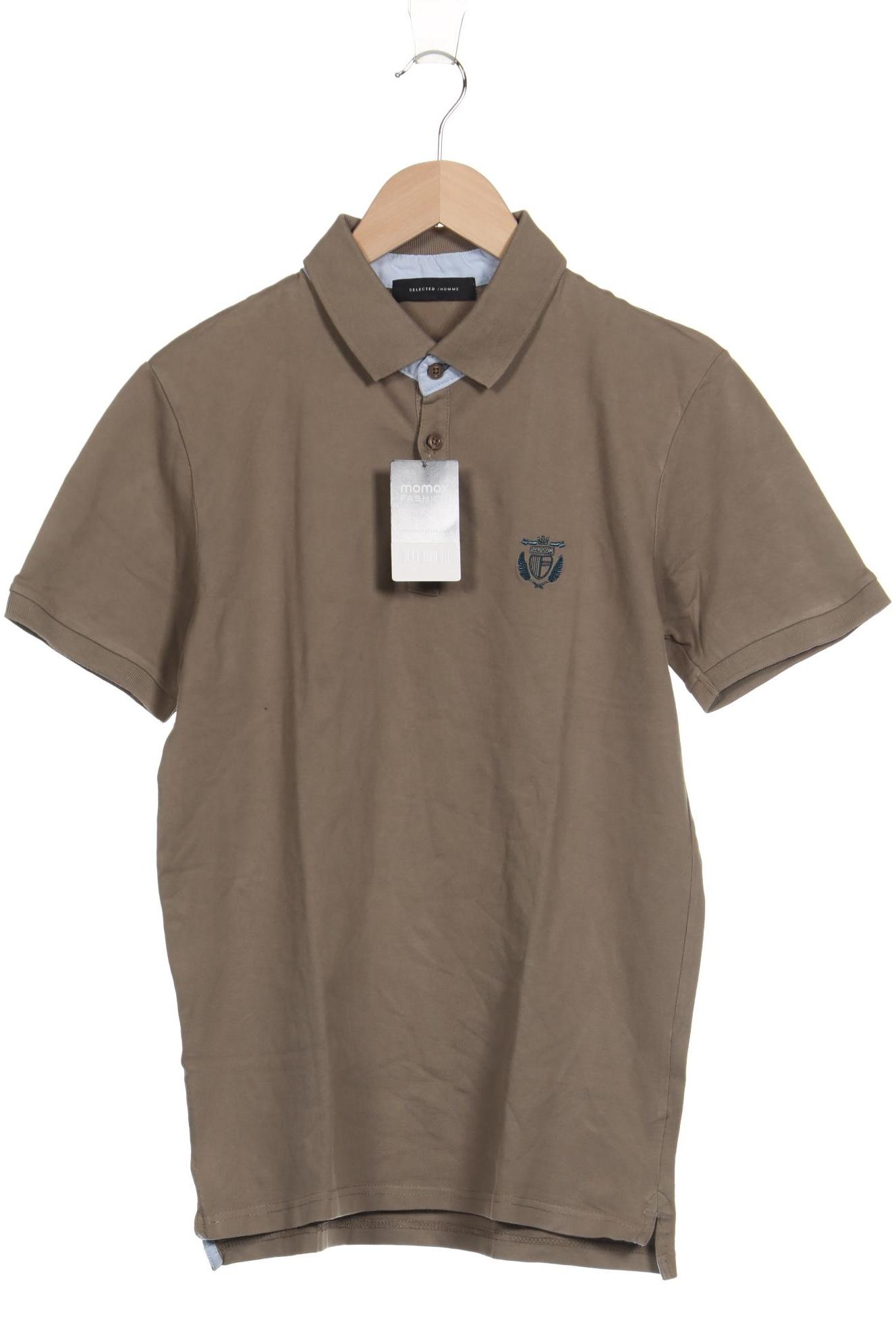 

Selected Herren Poloshirt, beige, Gr. 48