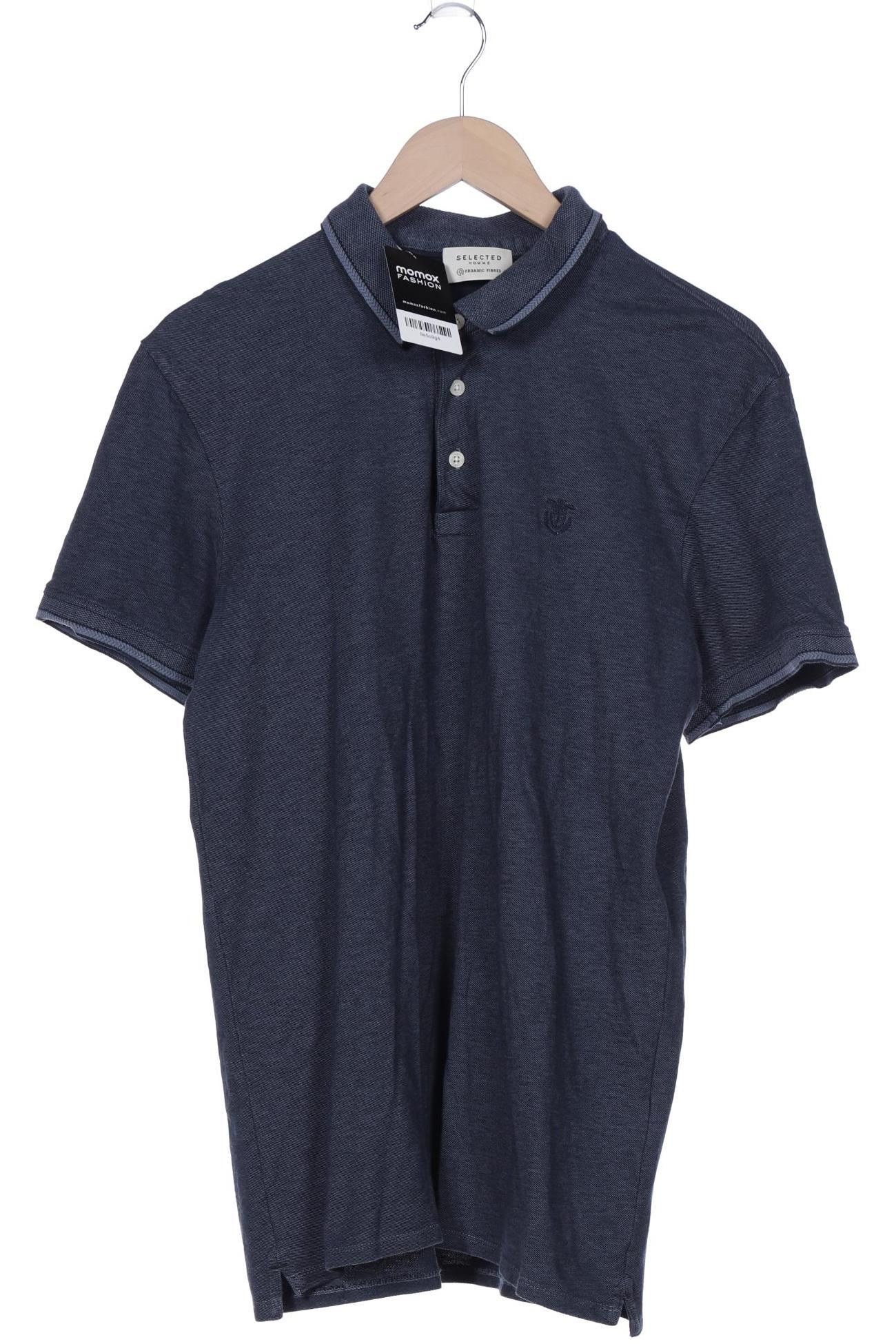 

SELECTED Herren Poloshirt, blau