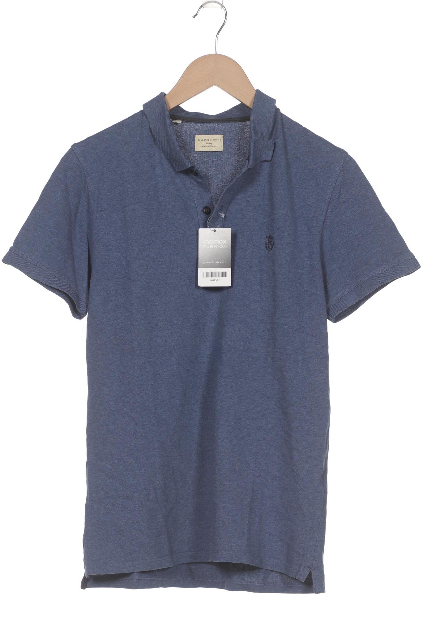 

Selected Herren Poloshirt, blau, Gr. 48