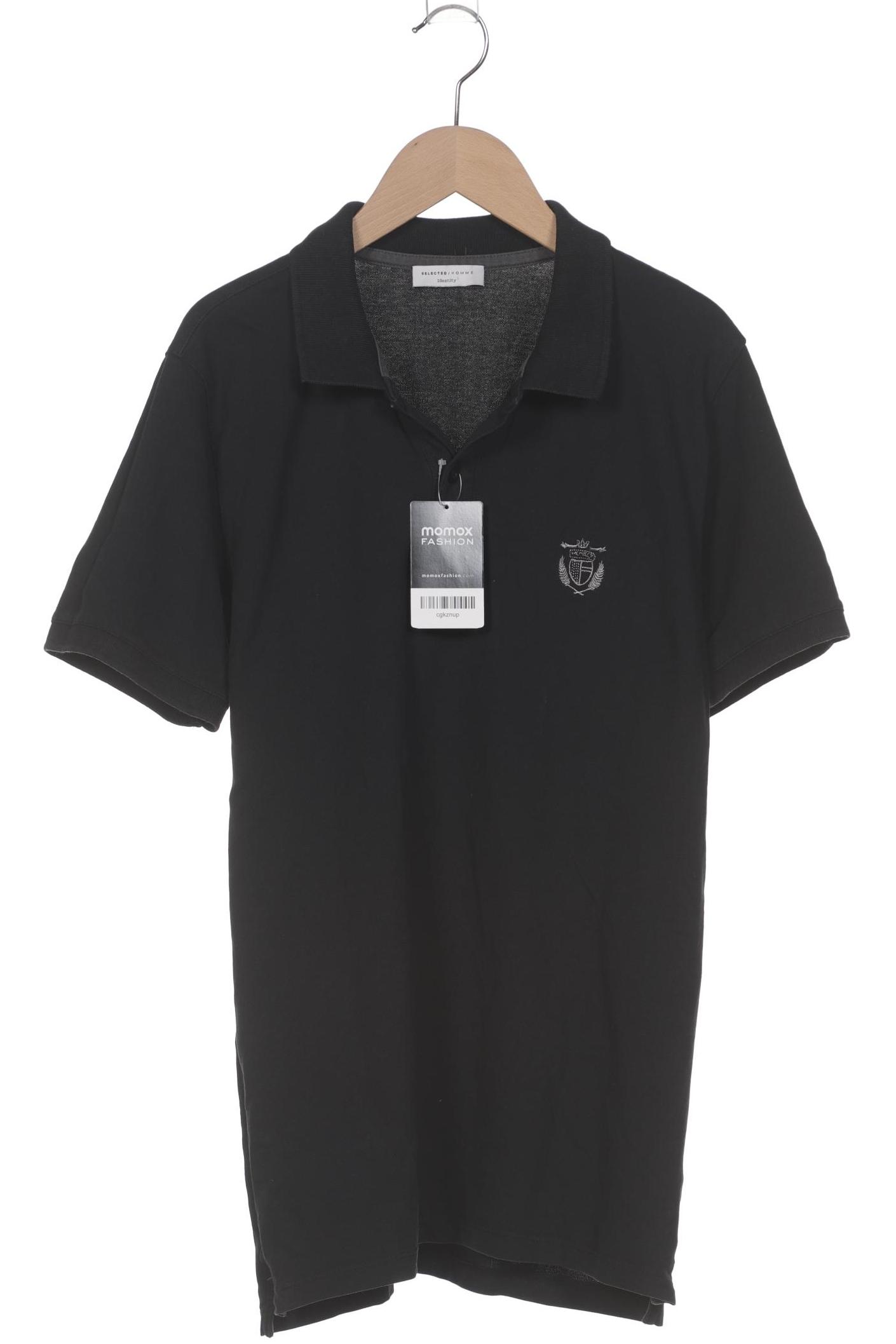 

Selected Herren Poloshirt, schwarz, Gr. 48
