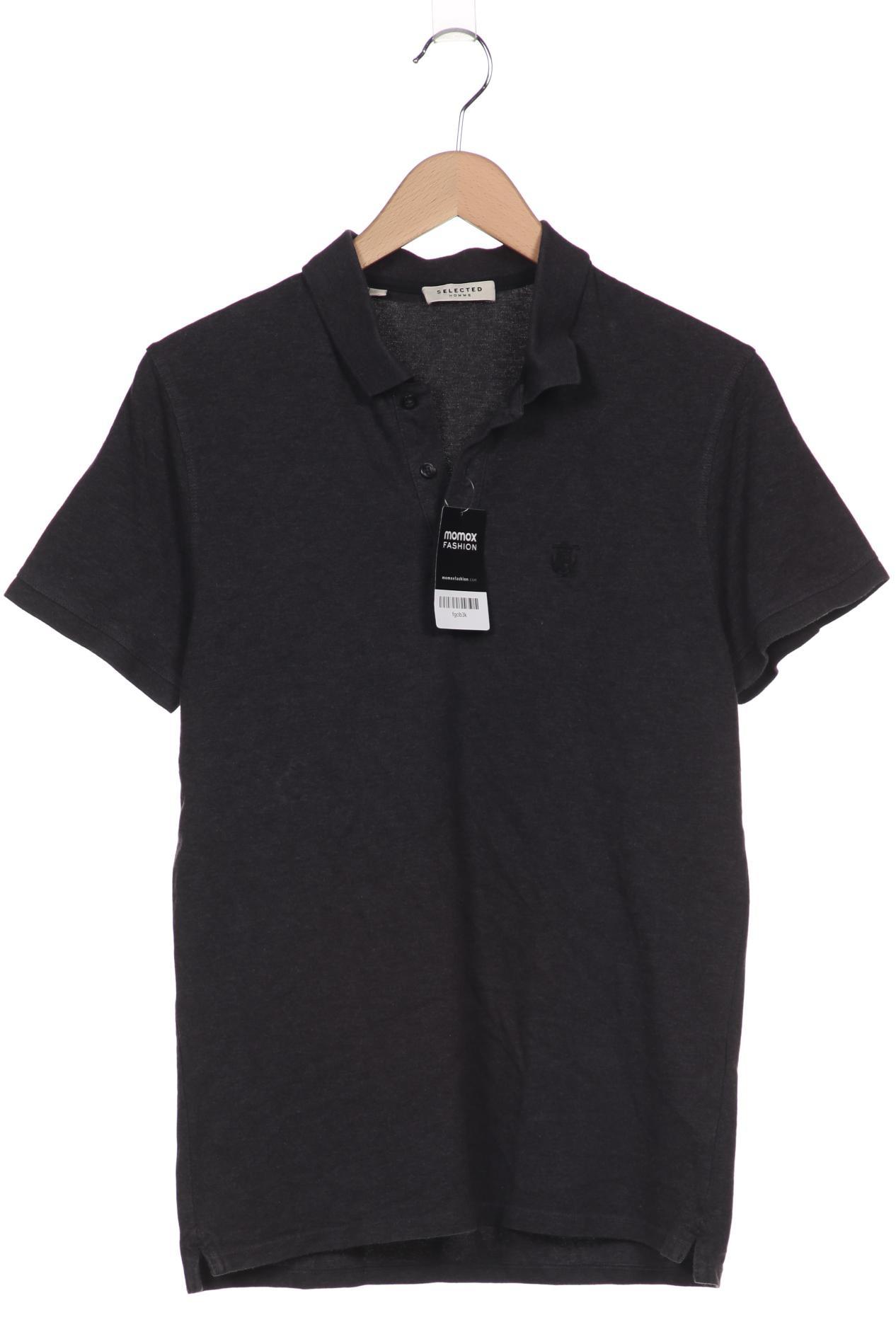 

SELECTED Herren Poloshirt, grau