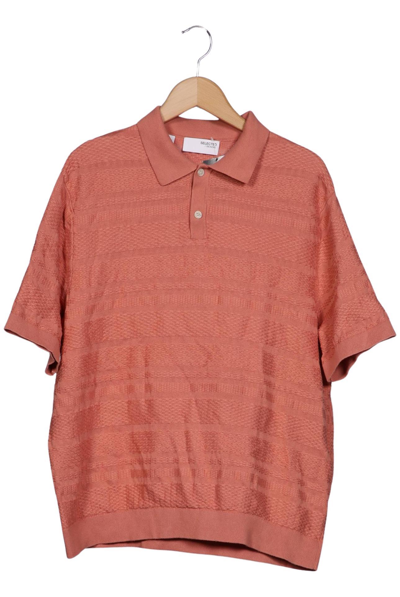 Thumbnail - Selected Herren Poloshirt, orange, Gr. 52
