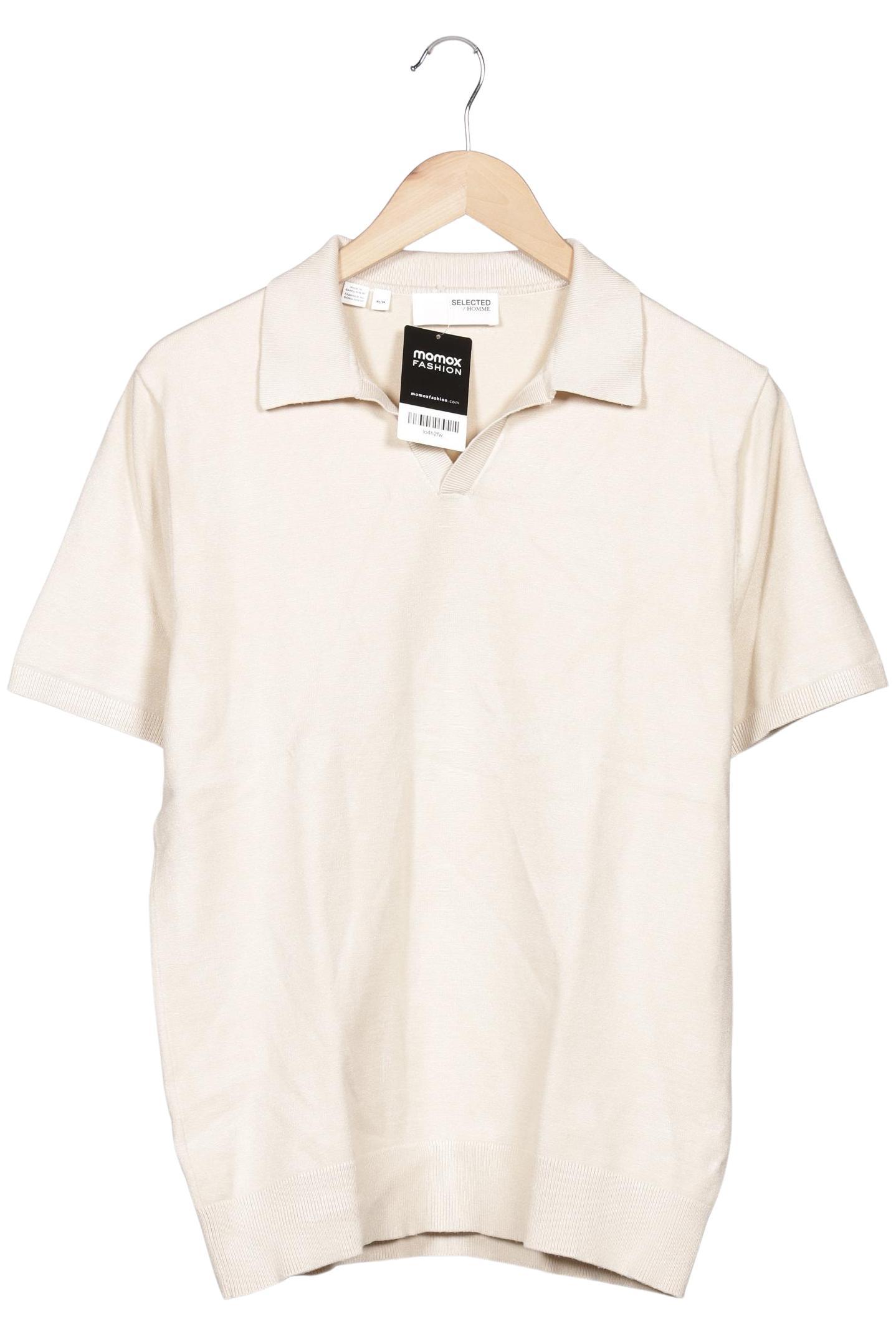 Thumbnail - Selected Herren Poloshirt, beige, Gr. 48