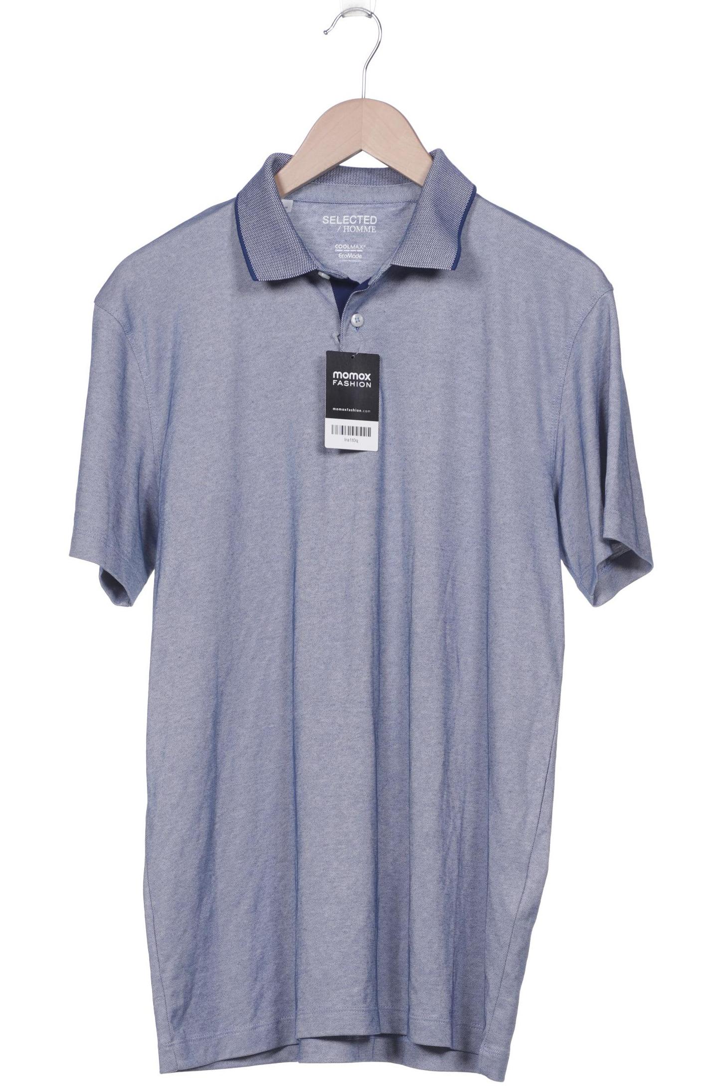 

SELECTED Herren Poloshirt, blau