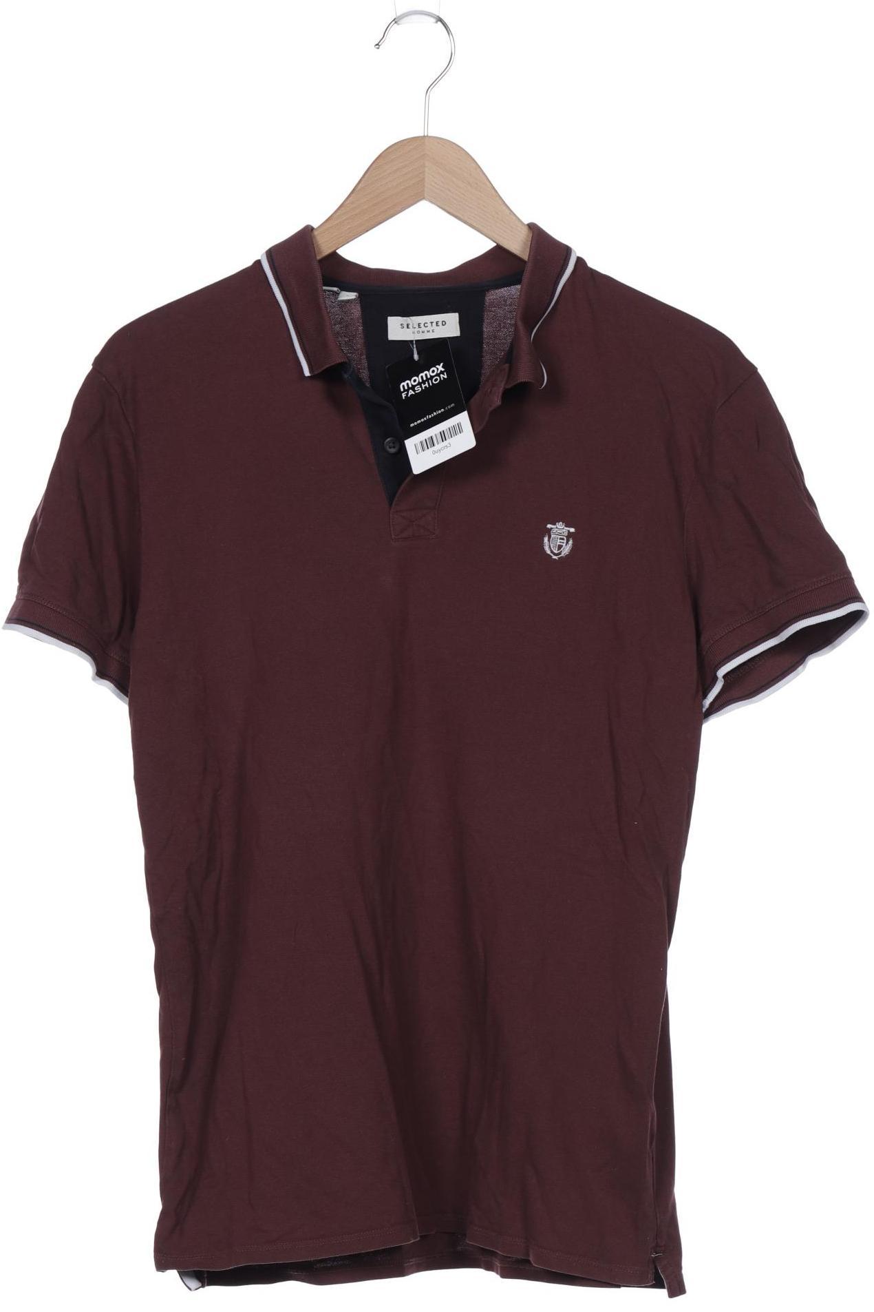 

Selected Herren Poloshirt, braun, Gr. 52