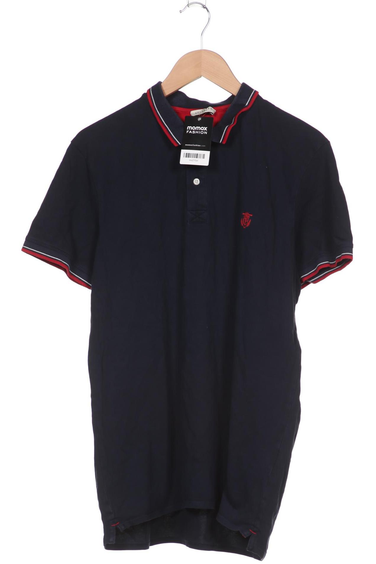 

SELECTED Herren Poloshirt, marineblau