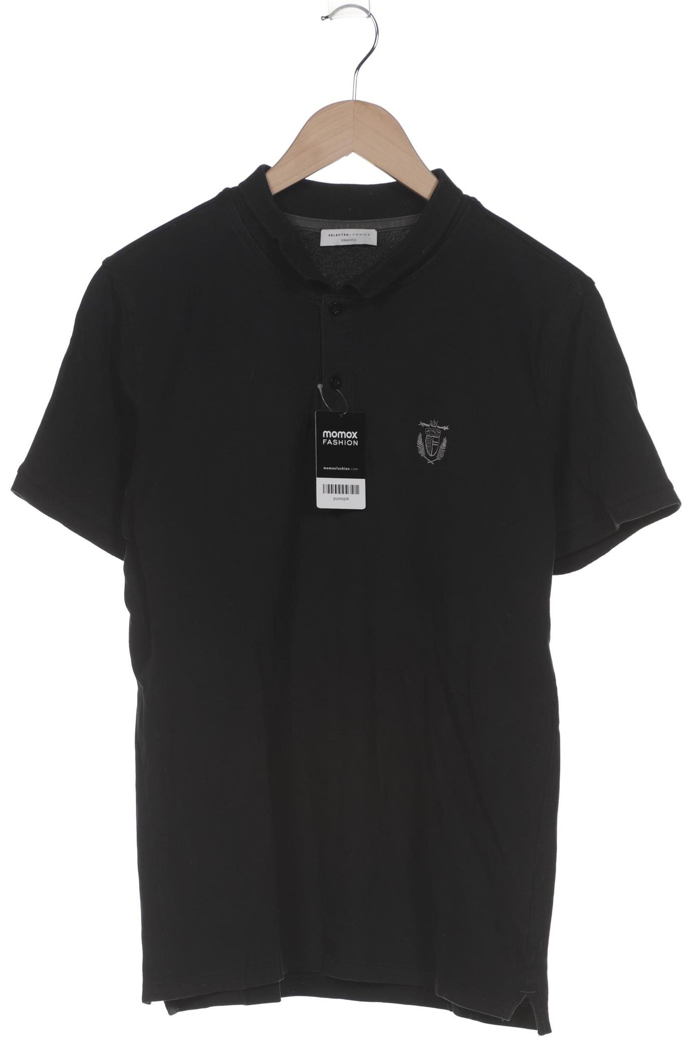 Thumbnail - Selected Herren Poloshirt, schwarz, Gr. 52