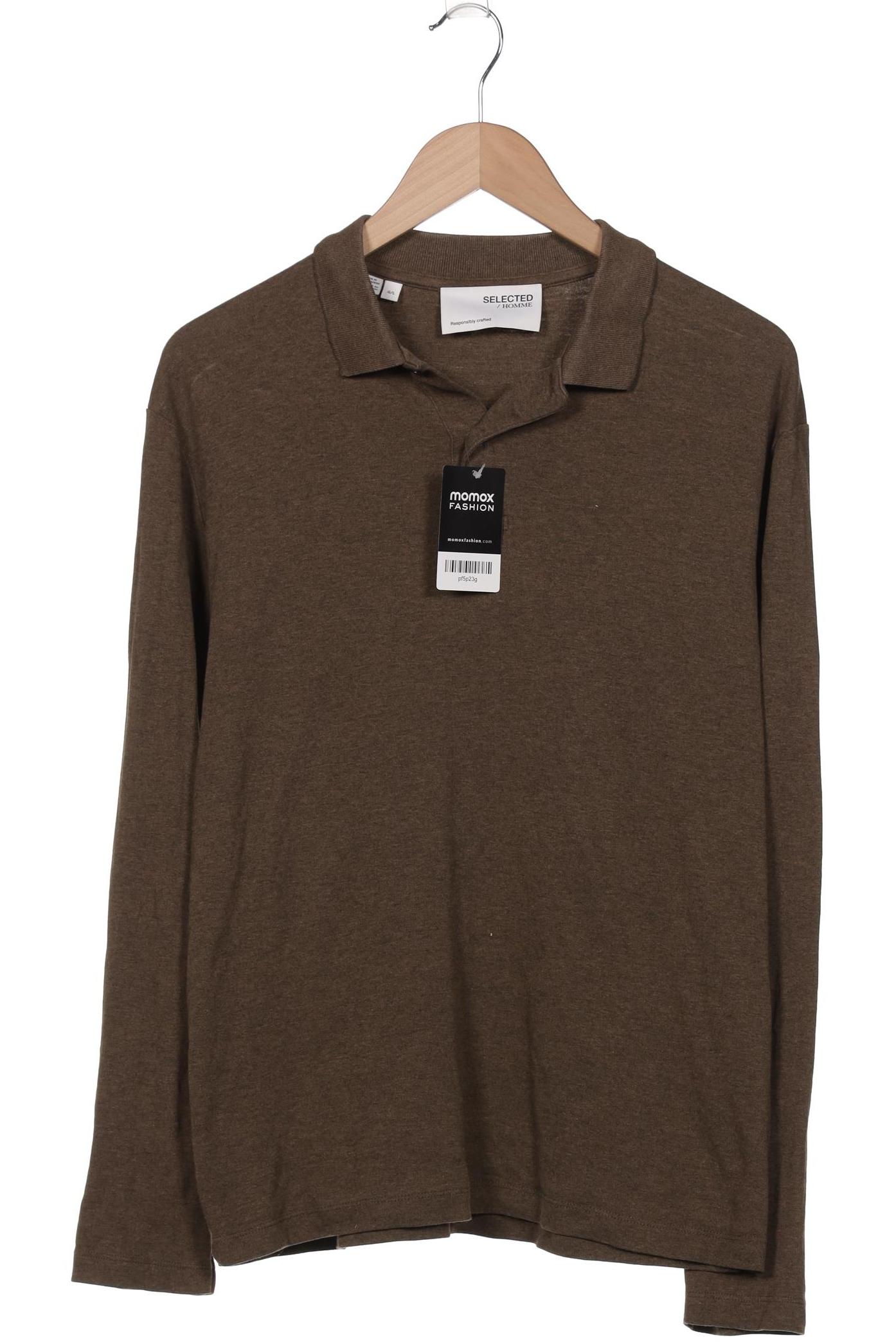 

Selected Herren Poloshirt, braun, Gr. 52