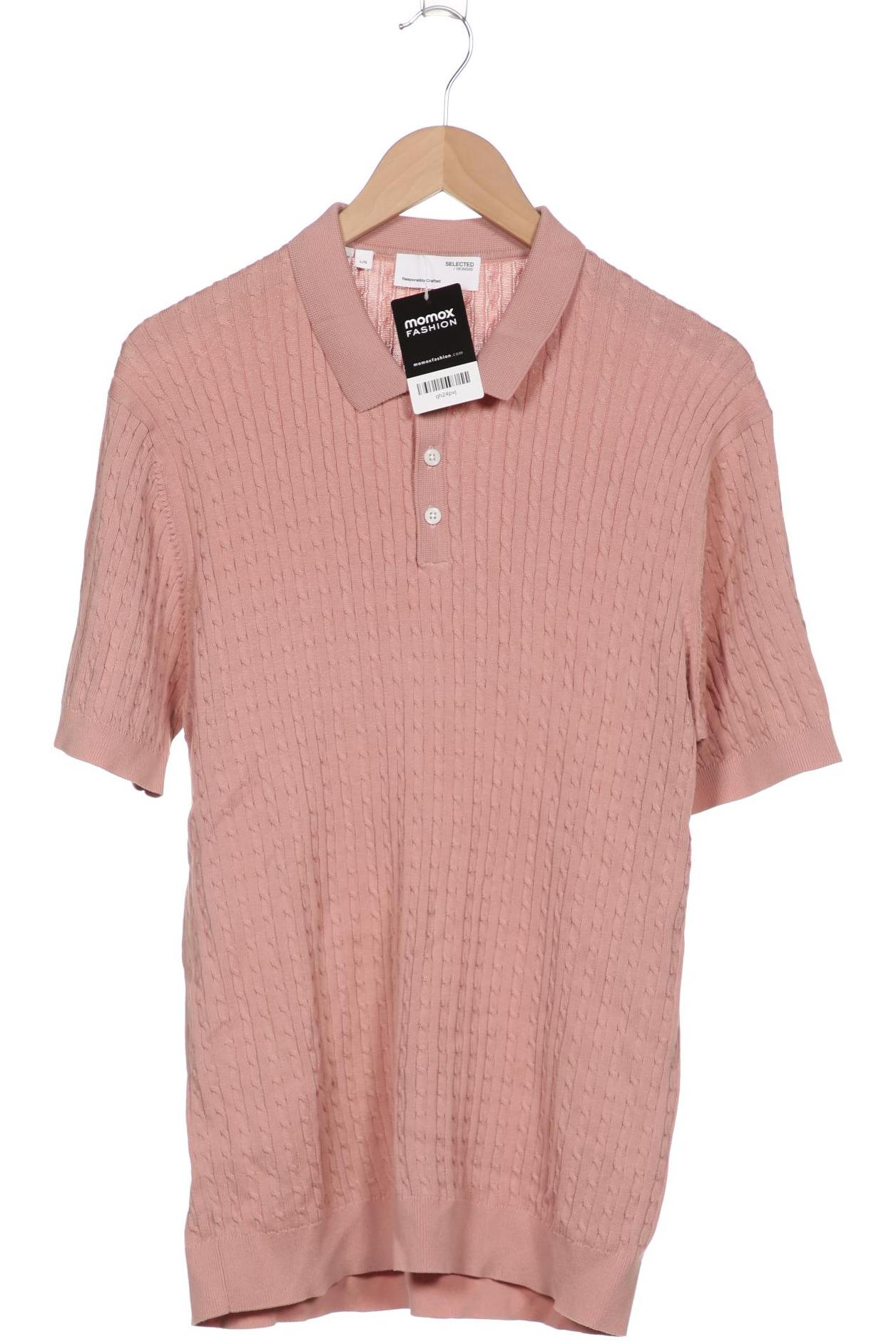 

SELECTED Herren Poloshirt, pink