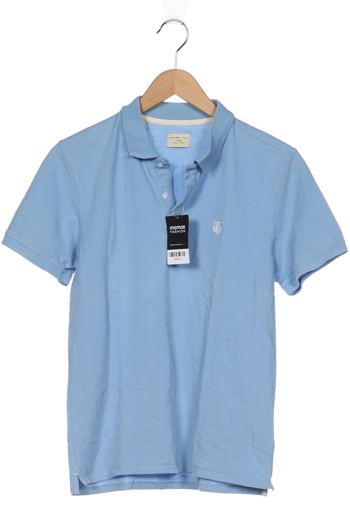 

SELECTED Herren Poloshirt, blau