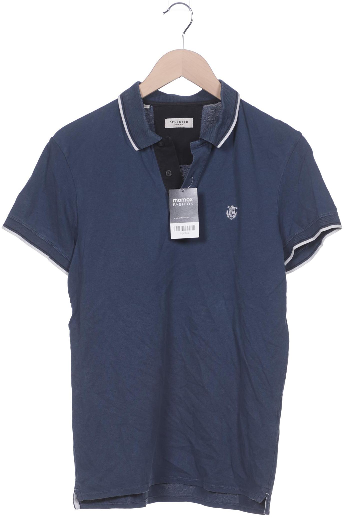

SELECTED Herren Poloshirt, blau