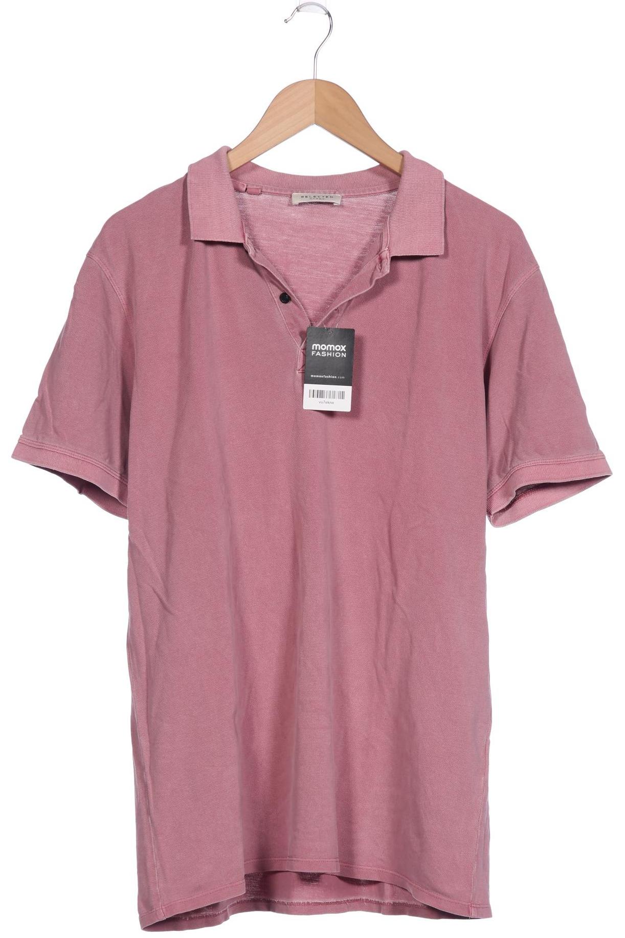 

SELECTED Herren Poloshirt, pink