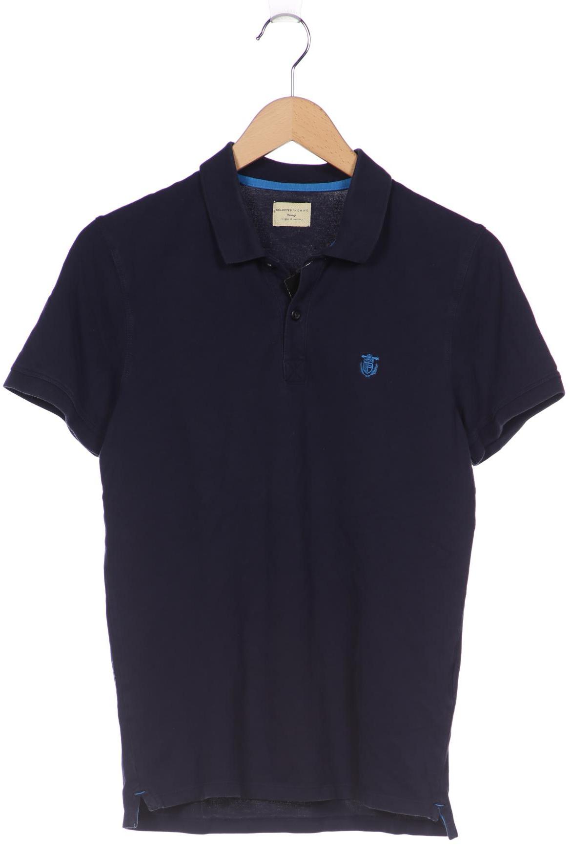 

SELECTED Herren Poloshirt, marineblau