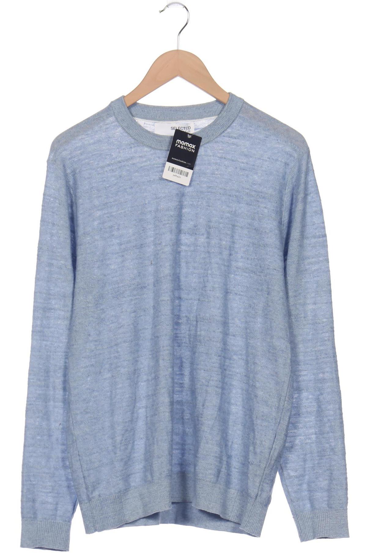 

Selected Herren Pullover, hellblau, Gr. 48