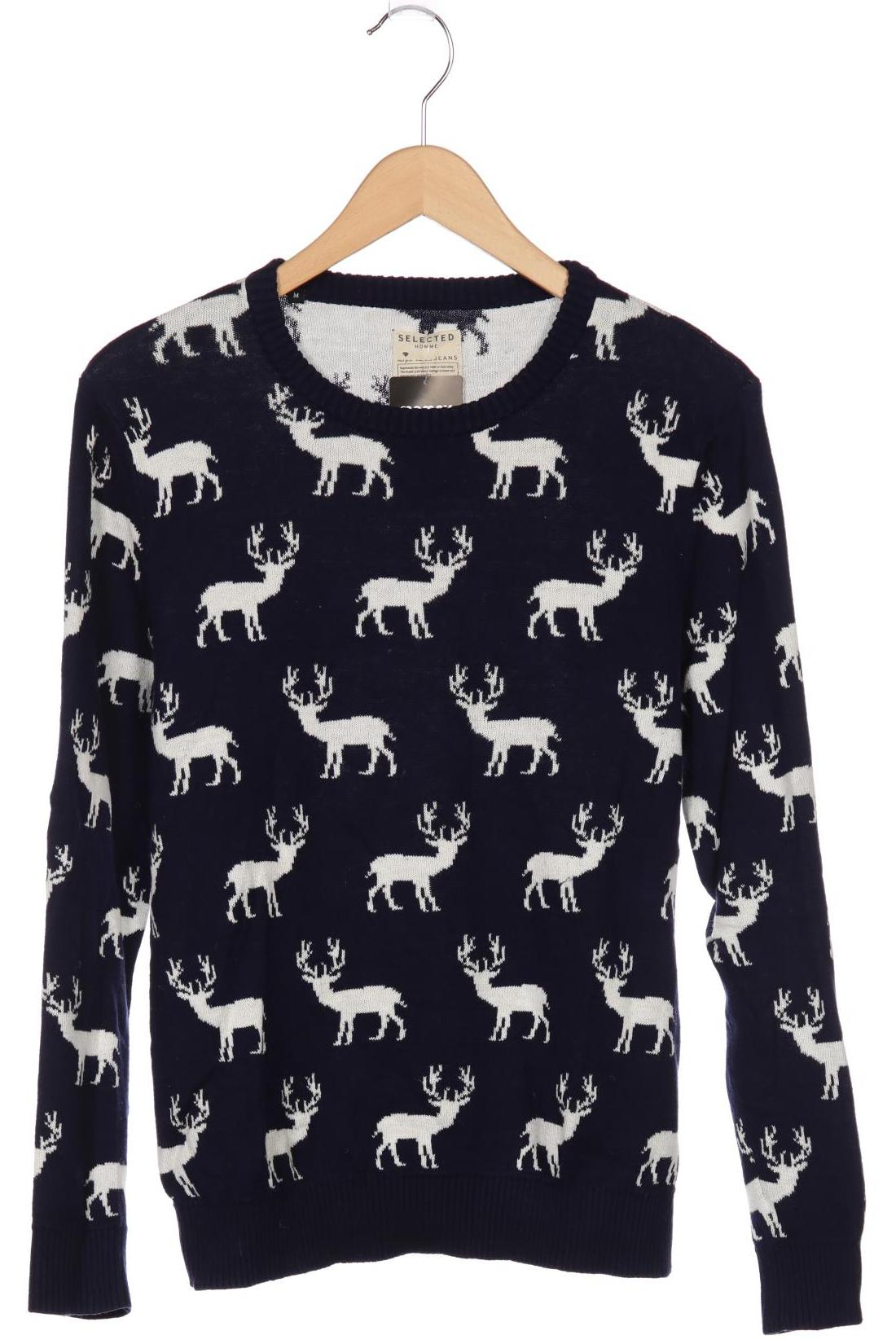 

Selected Herren Pullover, blau, Gr. 48