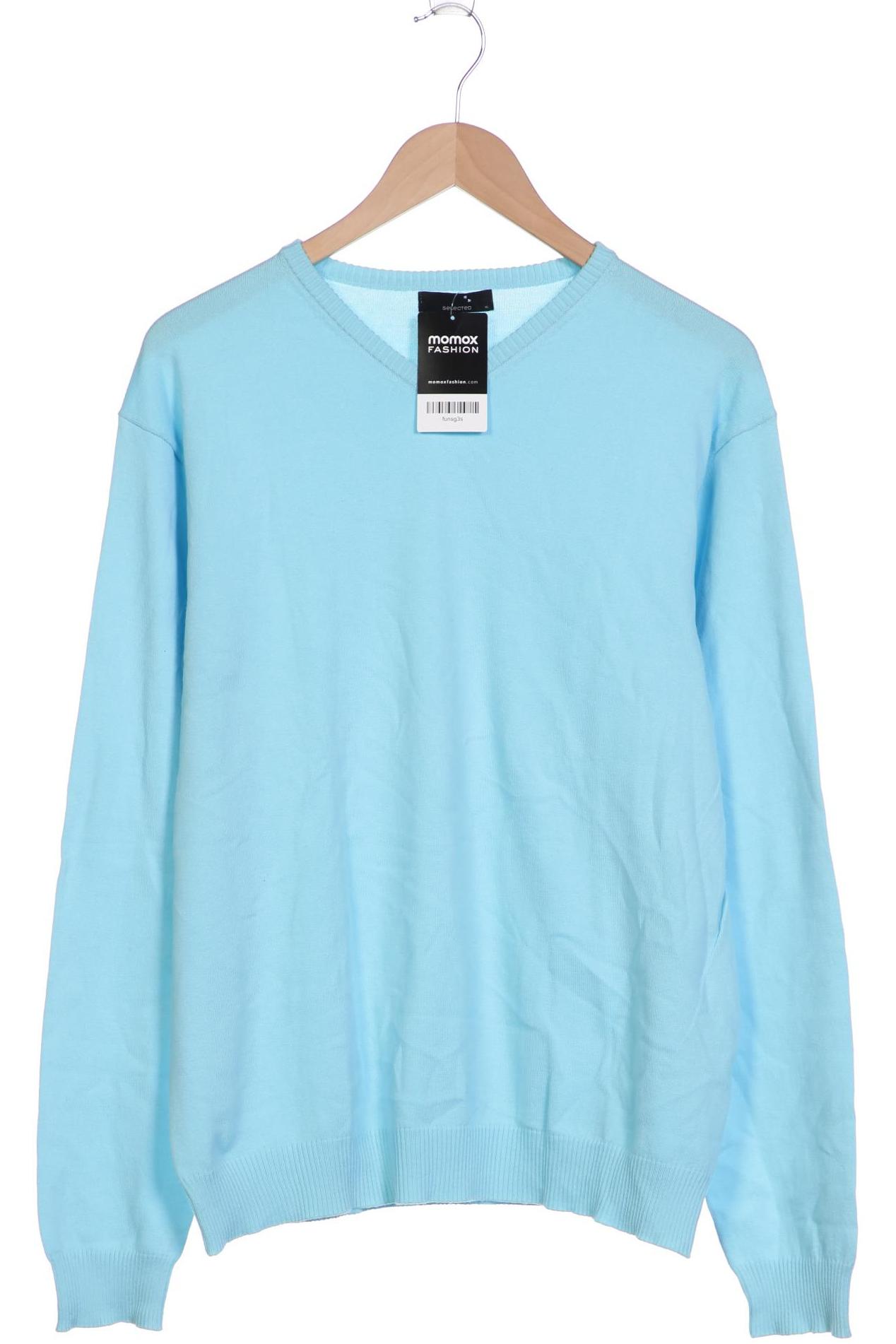 

Selected Herren Pullover, hellblau, Gr. 54