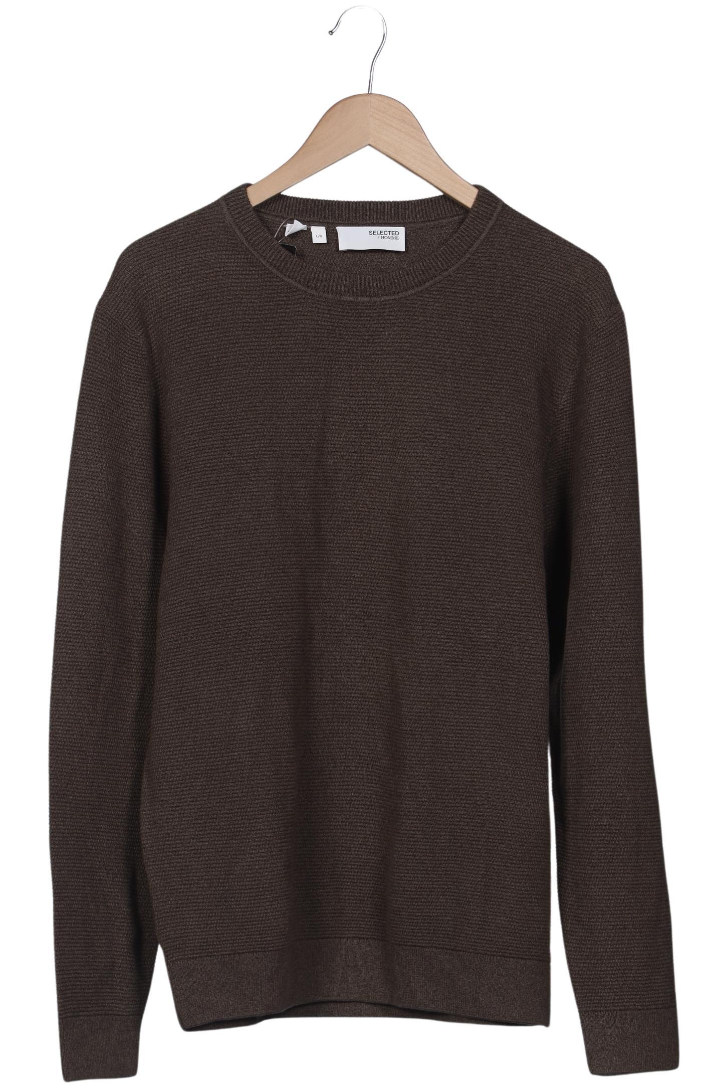 

Selected Herren Pullover, braun, Gr. 52