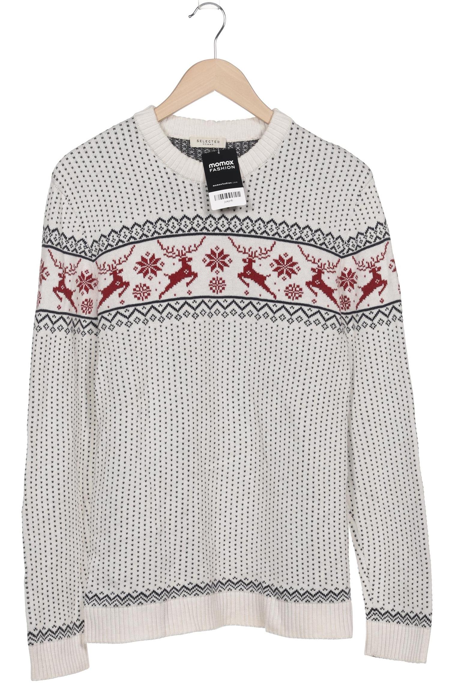 

Selected Herren Pullover, weiß, Gr. 48