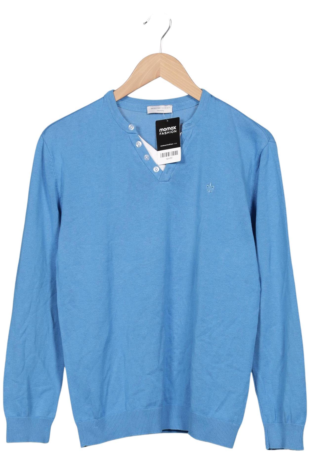 

Selected Herren Pullover, blau, Gr. 48