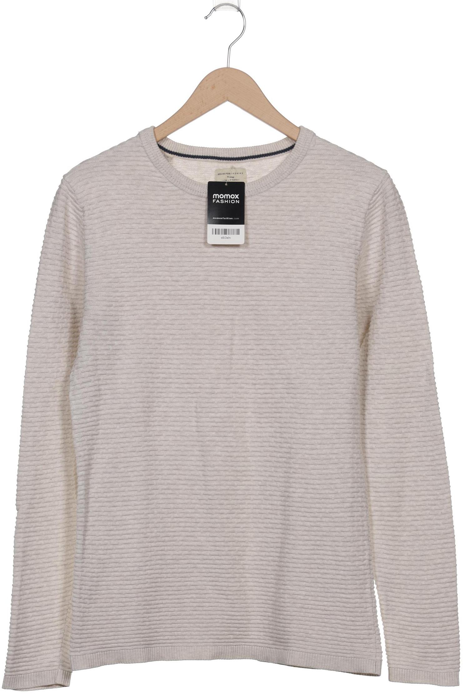 

Selected Herren Pullover, cremeweiß, Gr. 48
