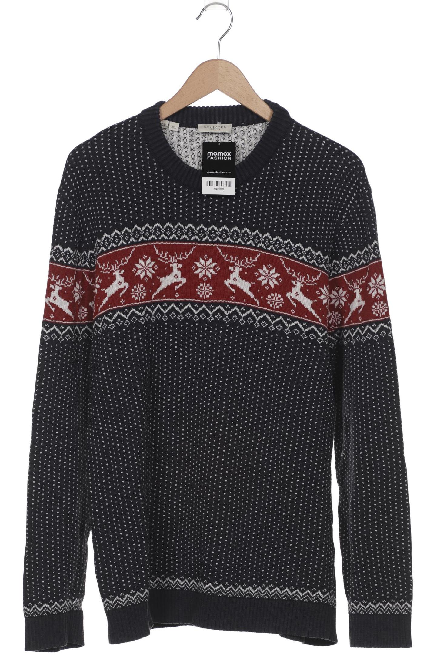 

Selected Herren Pullover, marineblau, Gr. 56