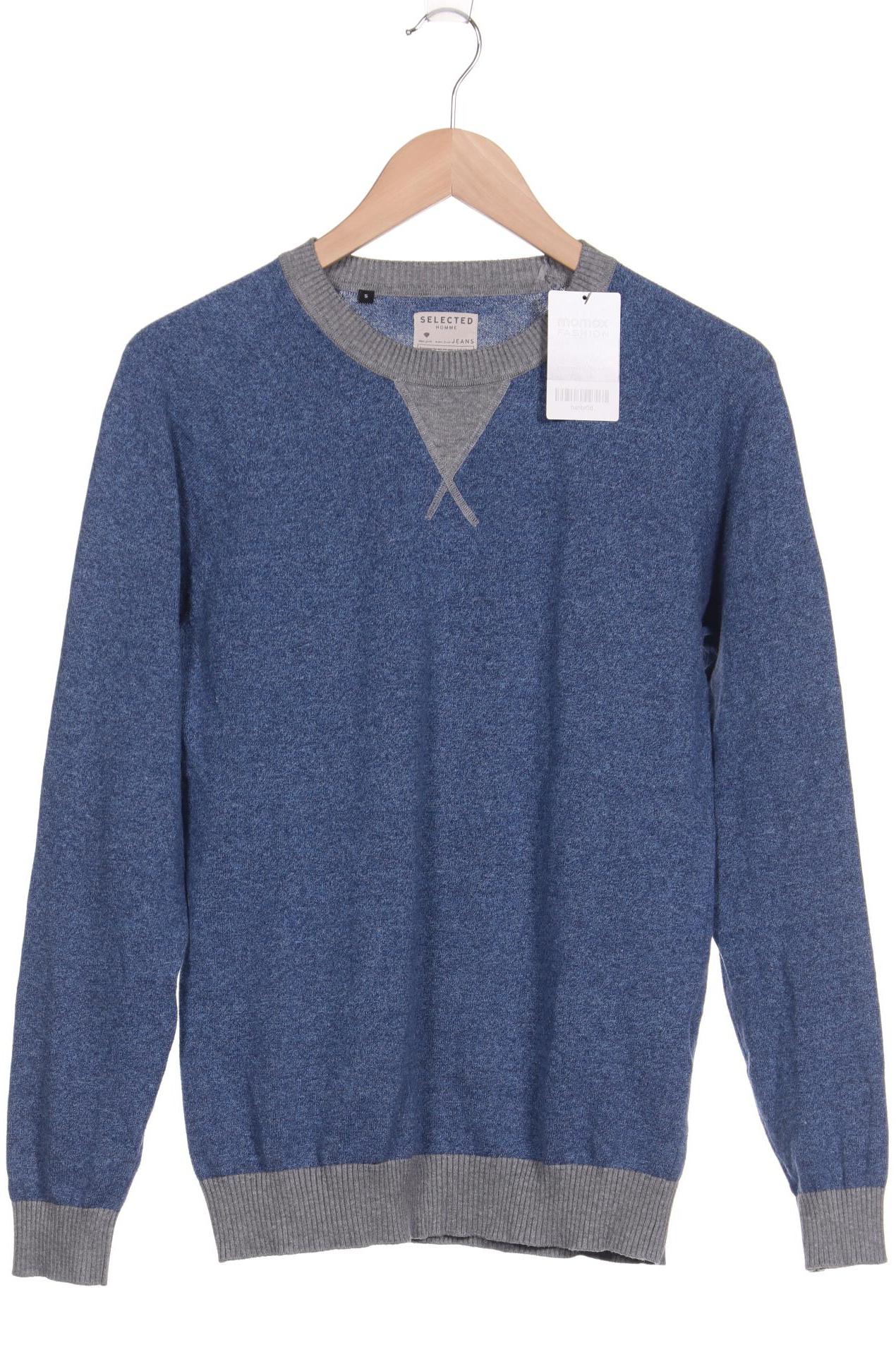 

Selected Herren Pullover, blau, Gr. 46