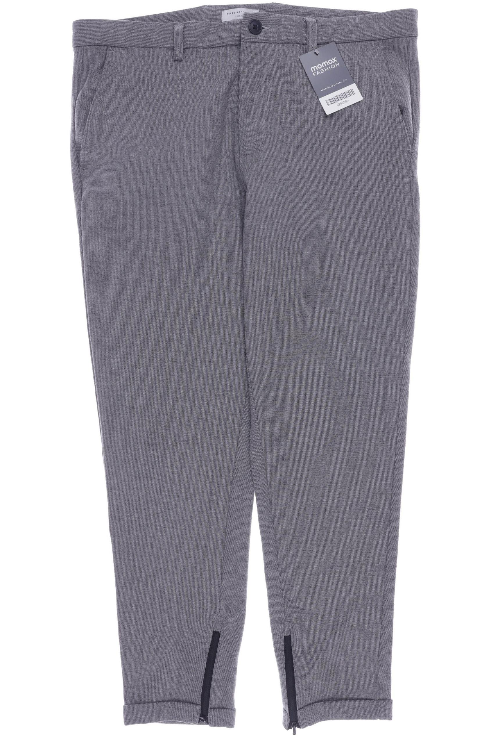 

SELECTED Herren Stoffhose, grau
