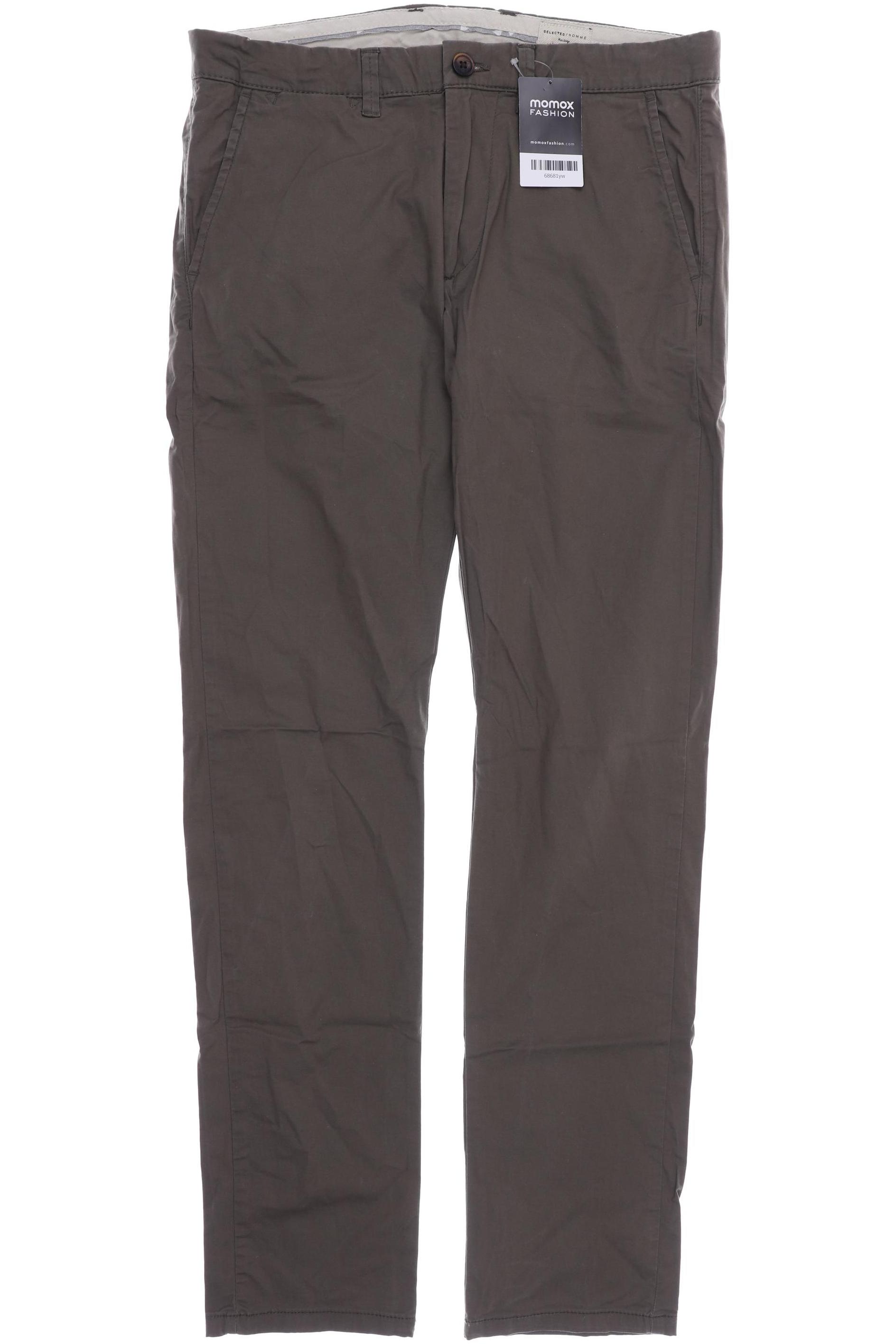 

SELECTED Herren Stoffhose, braun