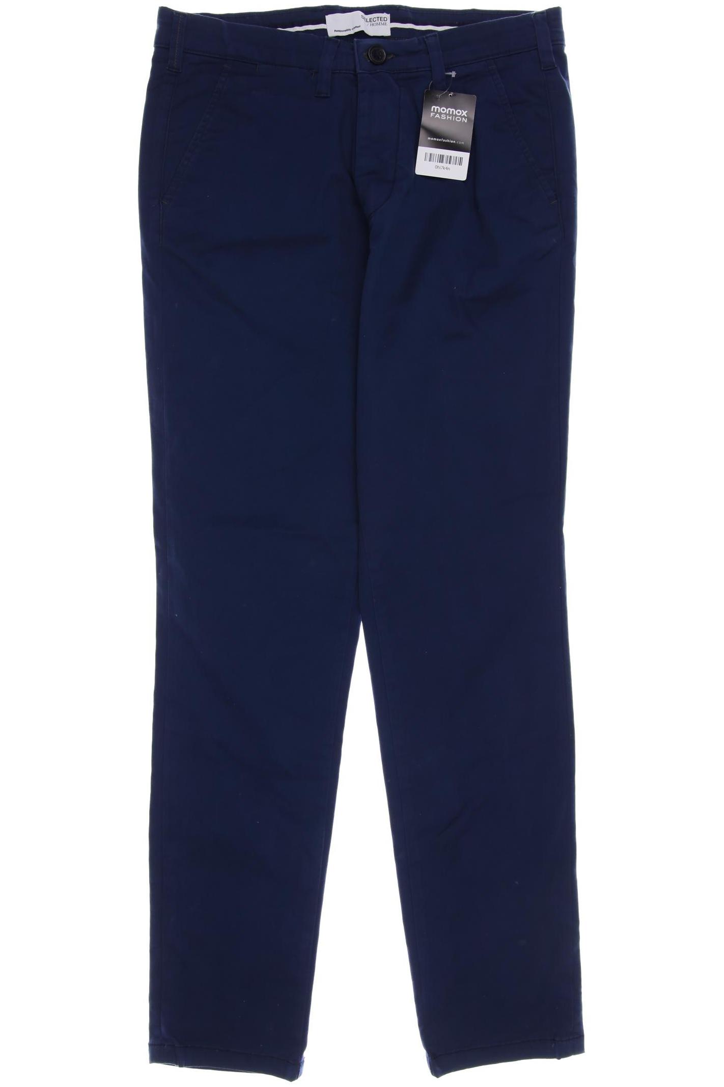

SELECTED Herren Stoffhose, blau