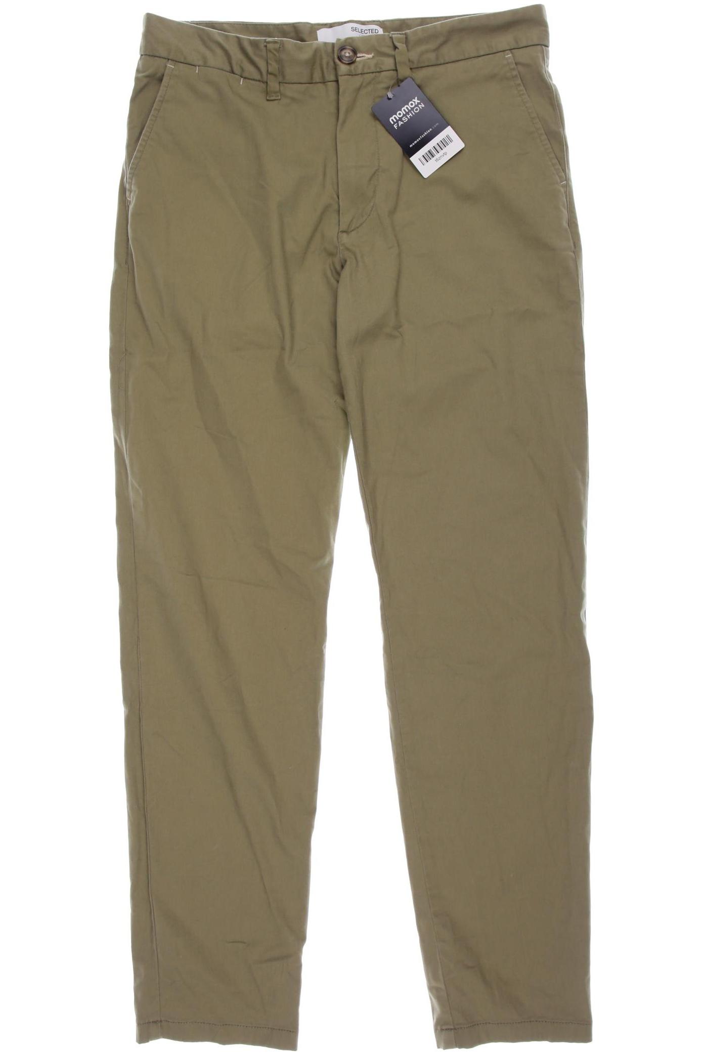 

SELECTED Herren Stoffhose, grün