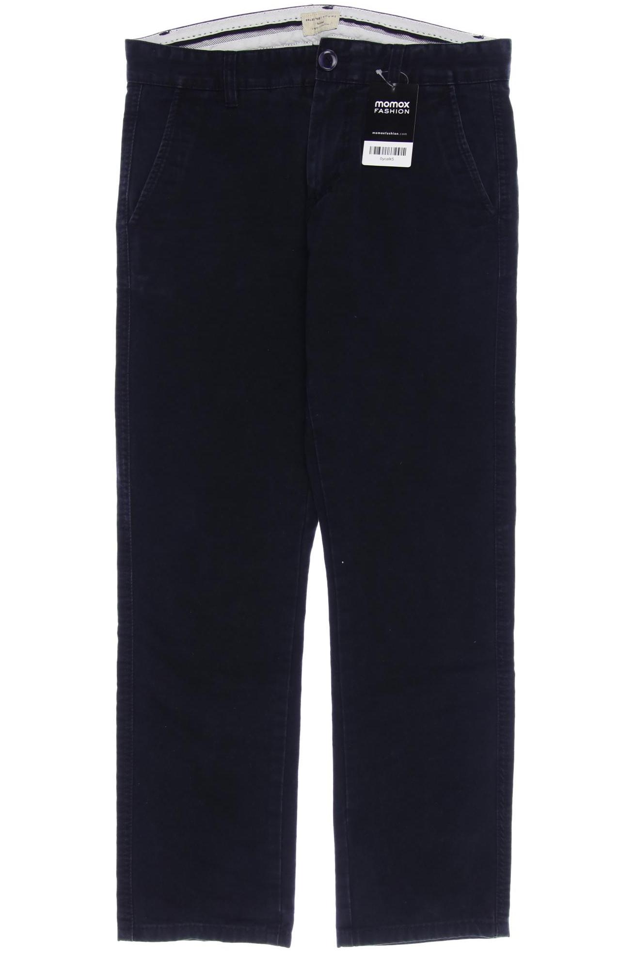 

SELECTED Herren Stoffhose, marineblau