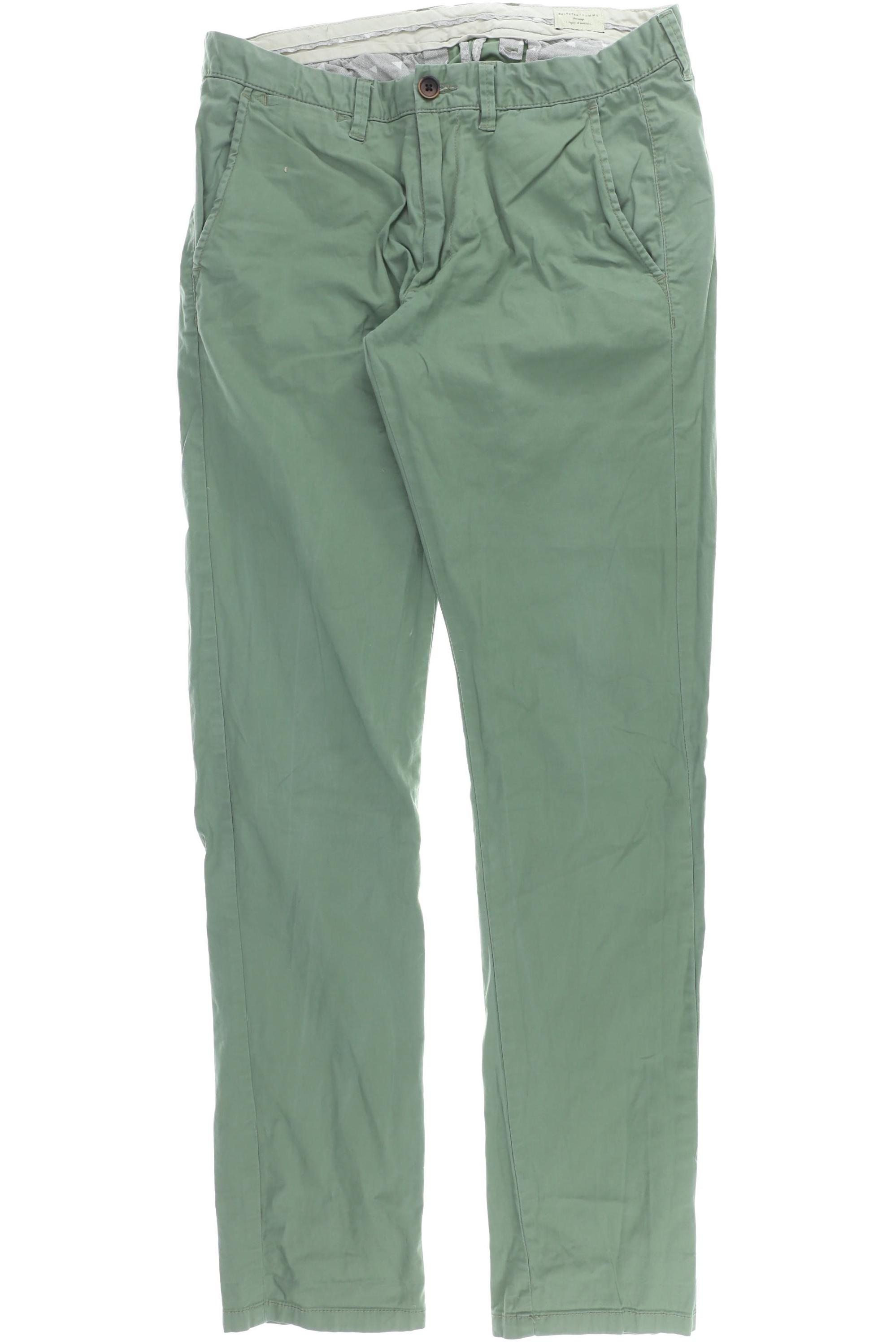 

Selected Herren Stoffhose, grün, Gr. 0